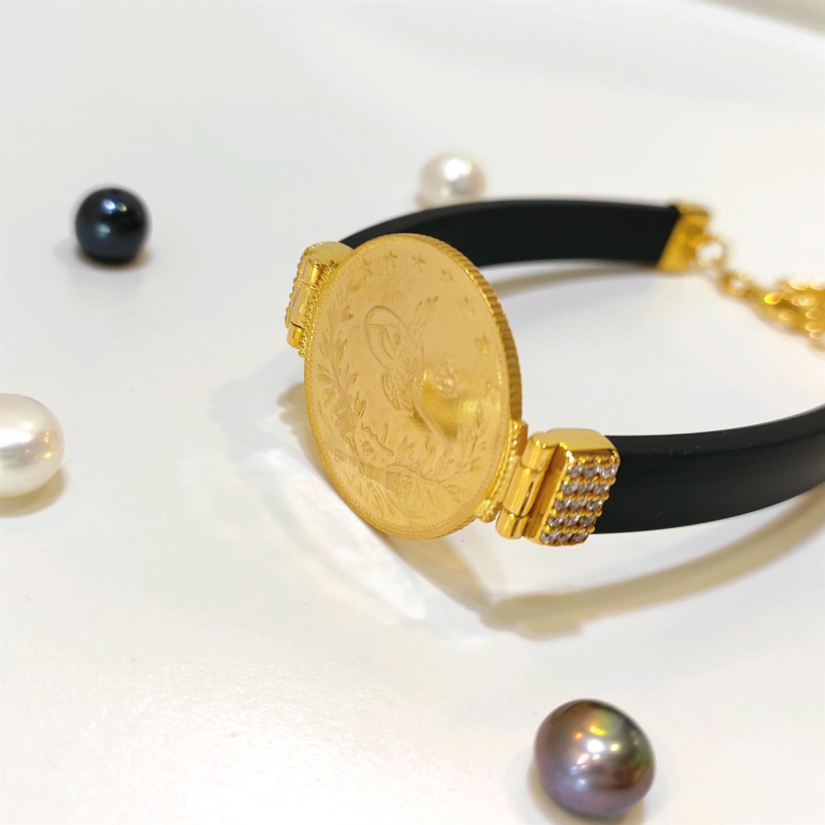 Reşat Tam Silikonlu Bileklik 22 Ayar+14 ayar Altın HD VİDEOLU