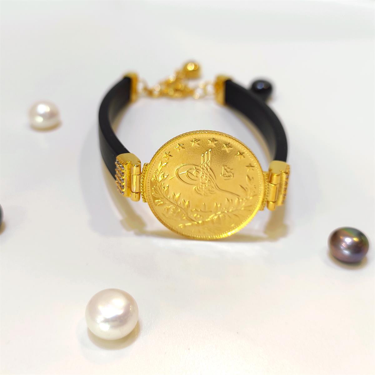 Reşat Tam Silikonlu Bileklik 22 Ayar+14 ayar Altın HD VİDEOLU