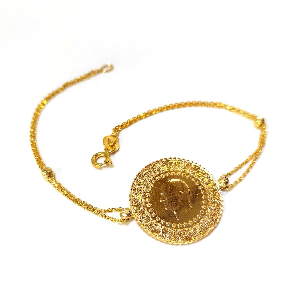 Yarım Altınlı Bileklik Künye 4K VİDEOLU