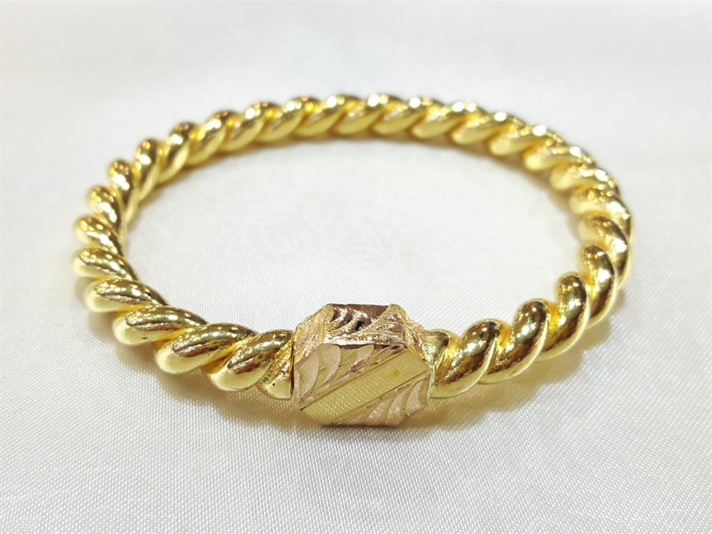 Ankara Kilitli Bilezik 100gr 22 Ayar altın