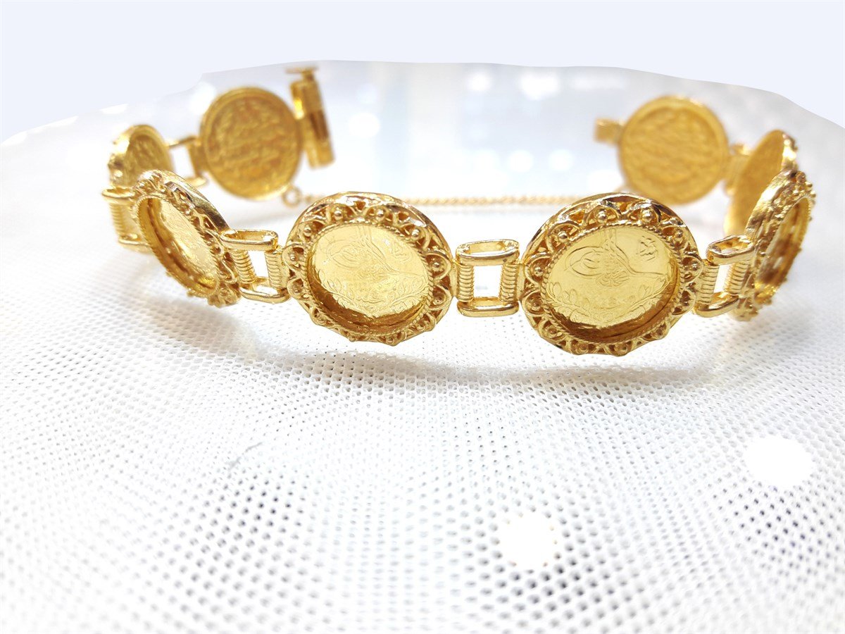 Reşat Çeyrekli Özel El İşi Künye 22 Ayar Altın