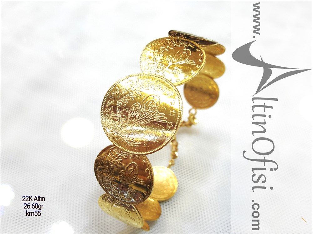 Reşatlı Kelepçe Bilezik 22 Ayar Altın