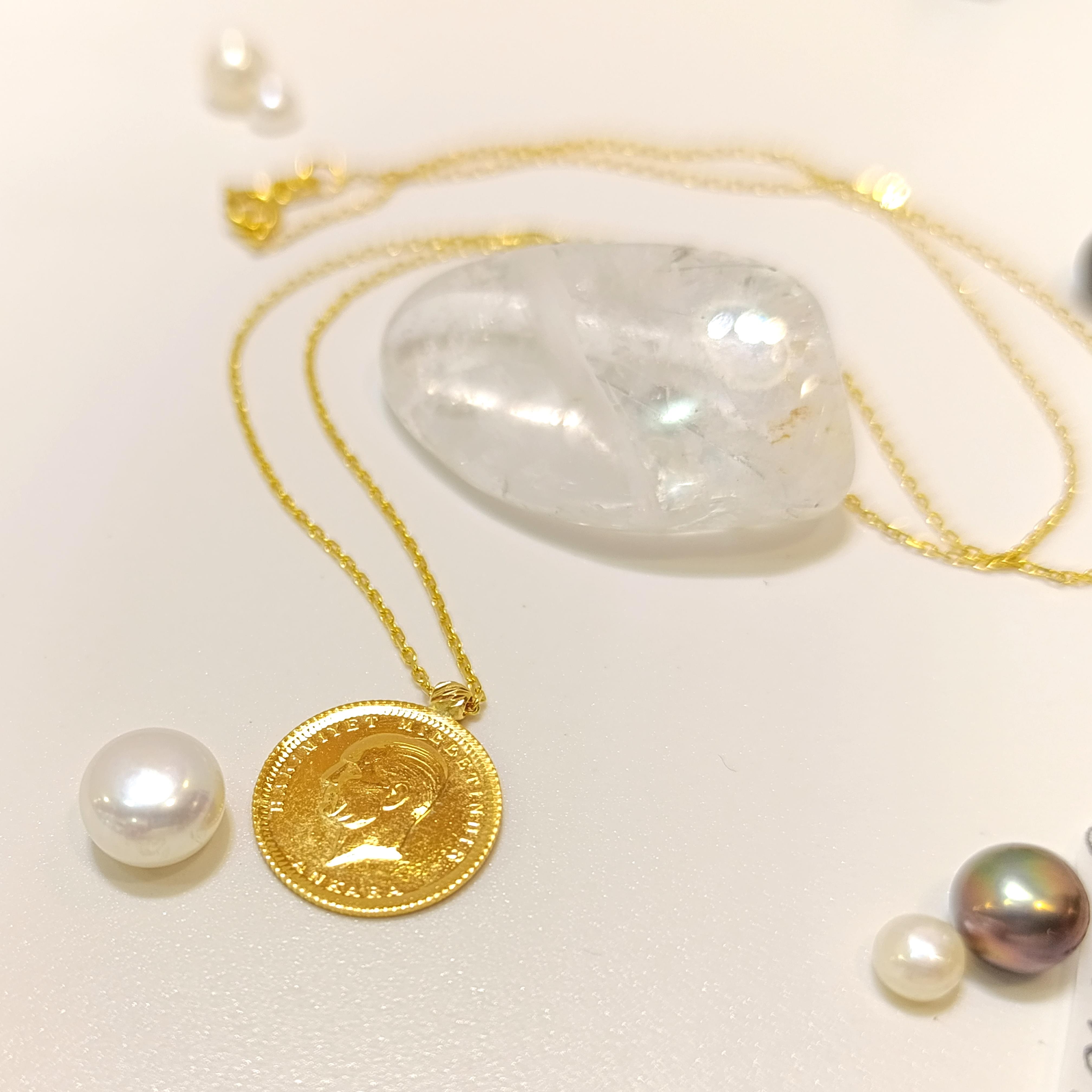 Atalira Çeyrek Altınlı Kolye HD VİDEOLU