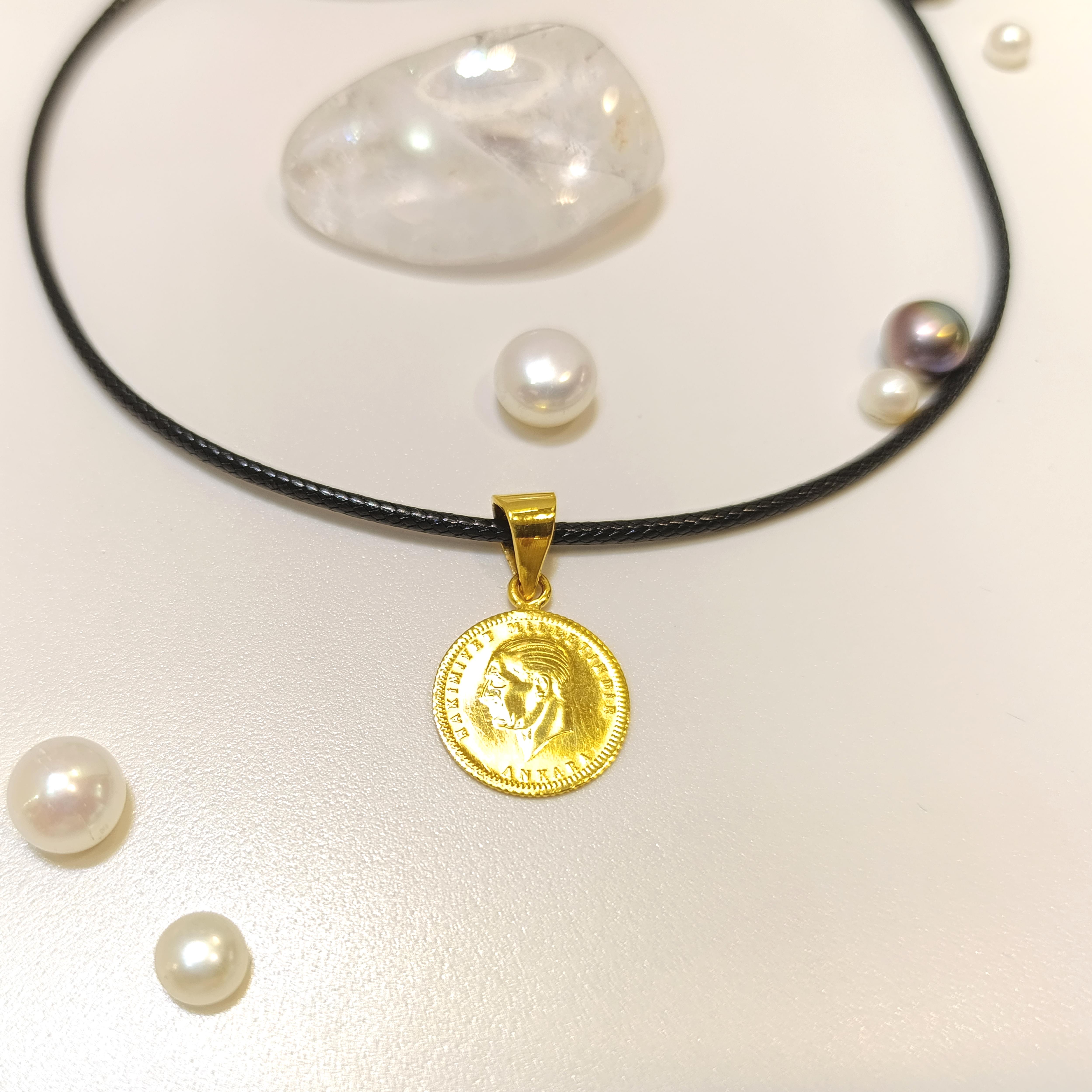 Atalira Çeyrek Altınlı Kolye HD VİDEOLU