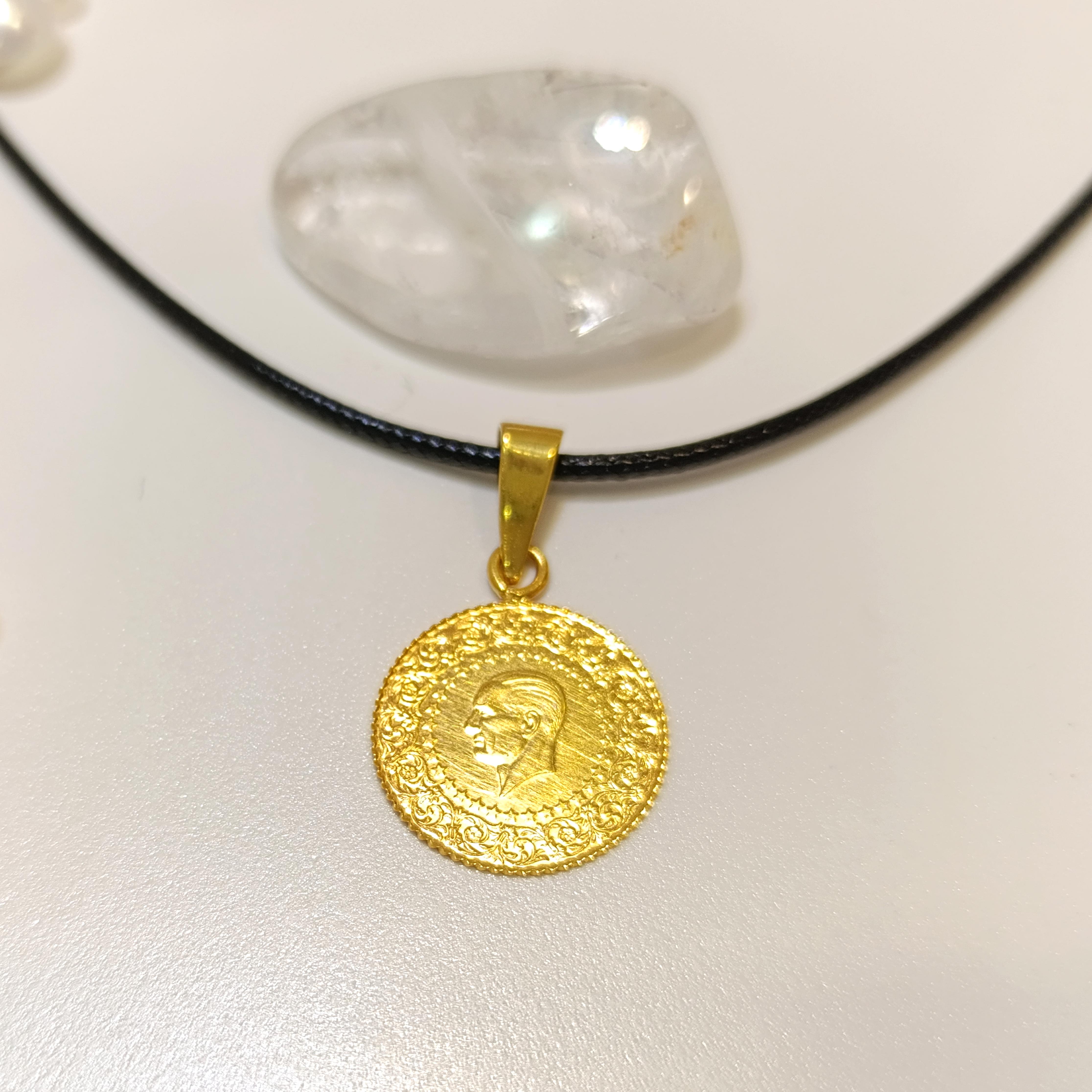 Çeyrek Altınlı Kolye HD VİDEOLU