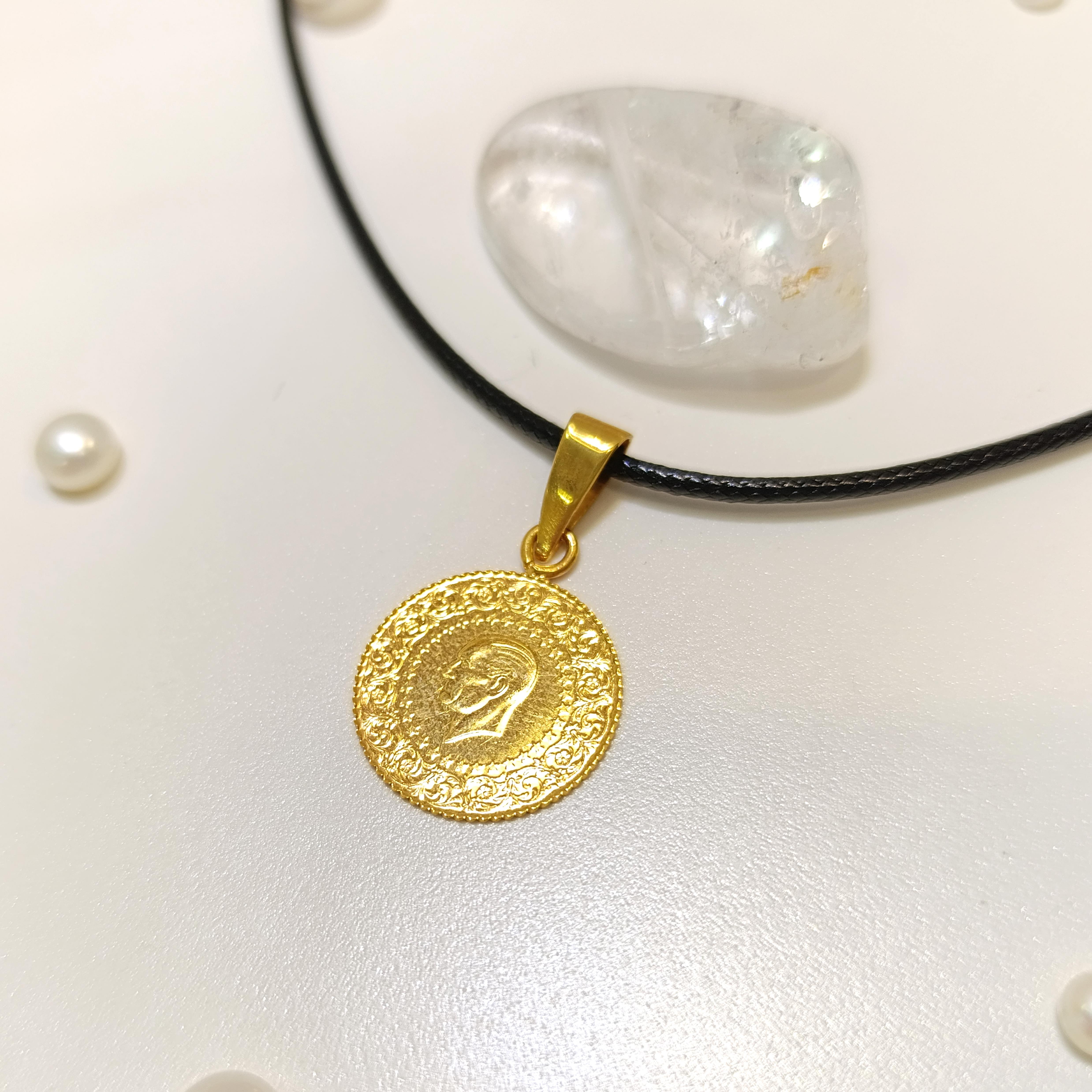 Çeyrek Altınlı Kolye HD VİDEOLU