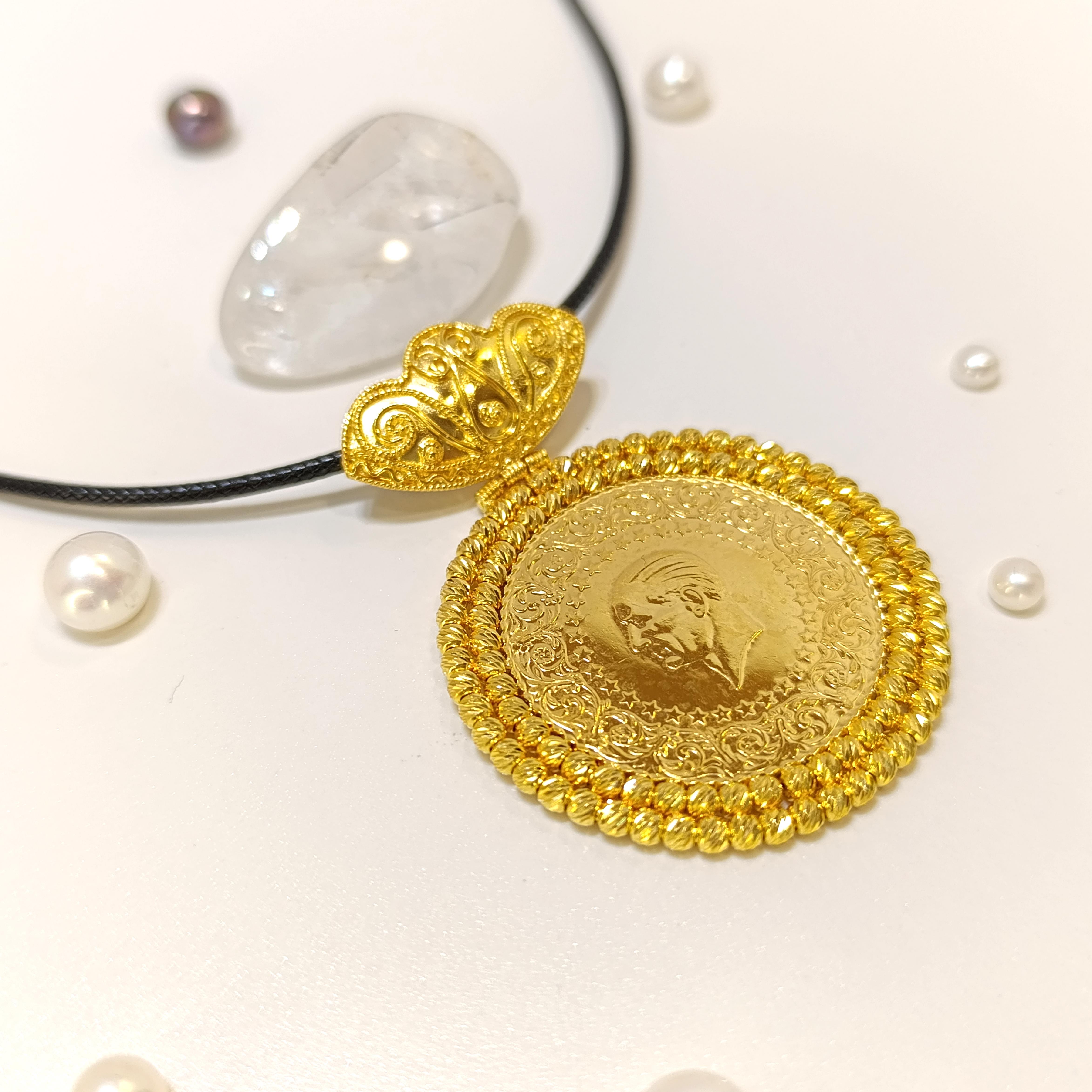 Dorika Toplu Tam Altın Kolye 22 Ayar Altın HD VİDEOLU