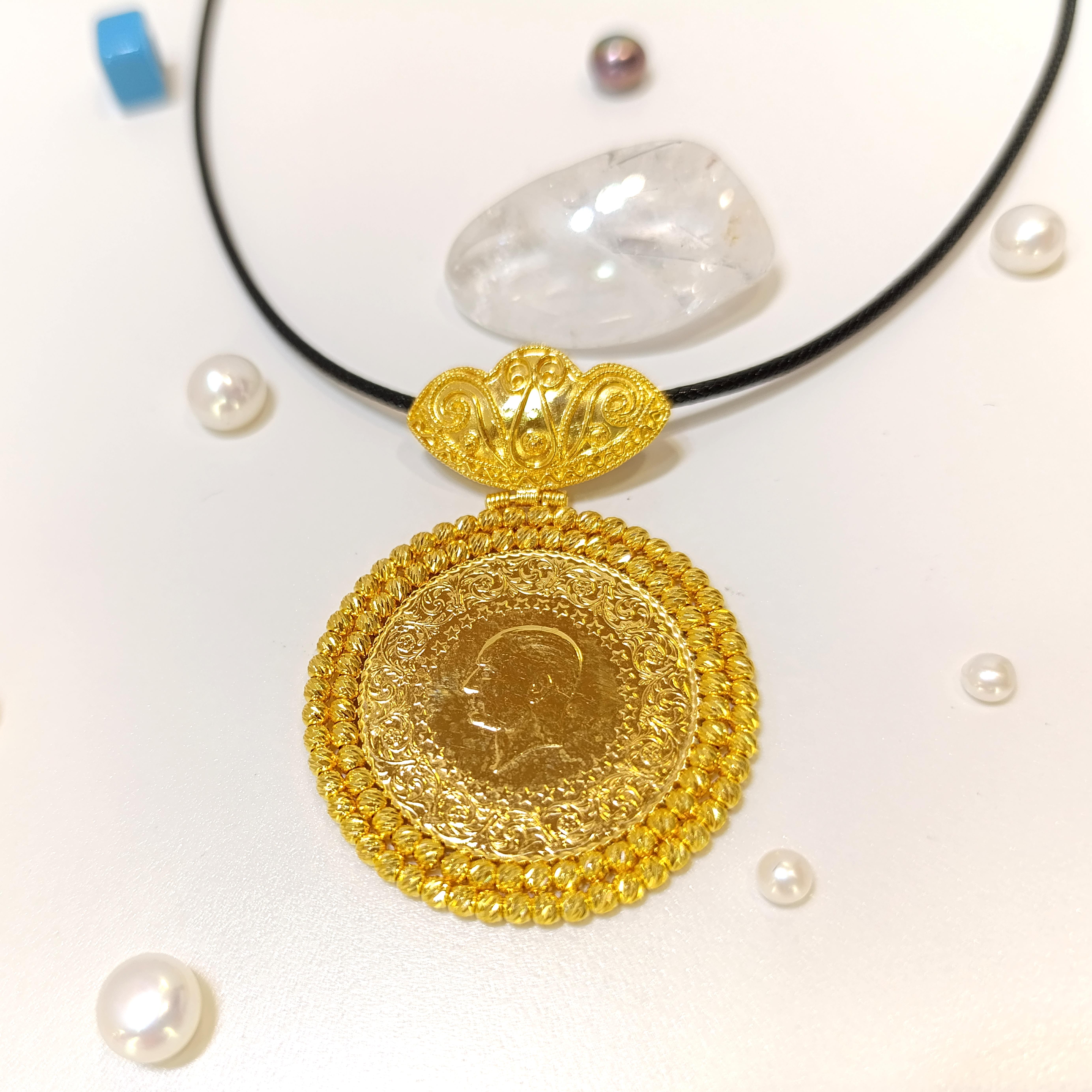 Dorika Toplu Tam Altın Kolye 22 Ayar Altın HD VİDEOLU