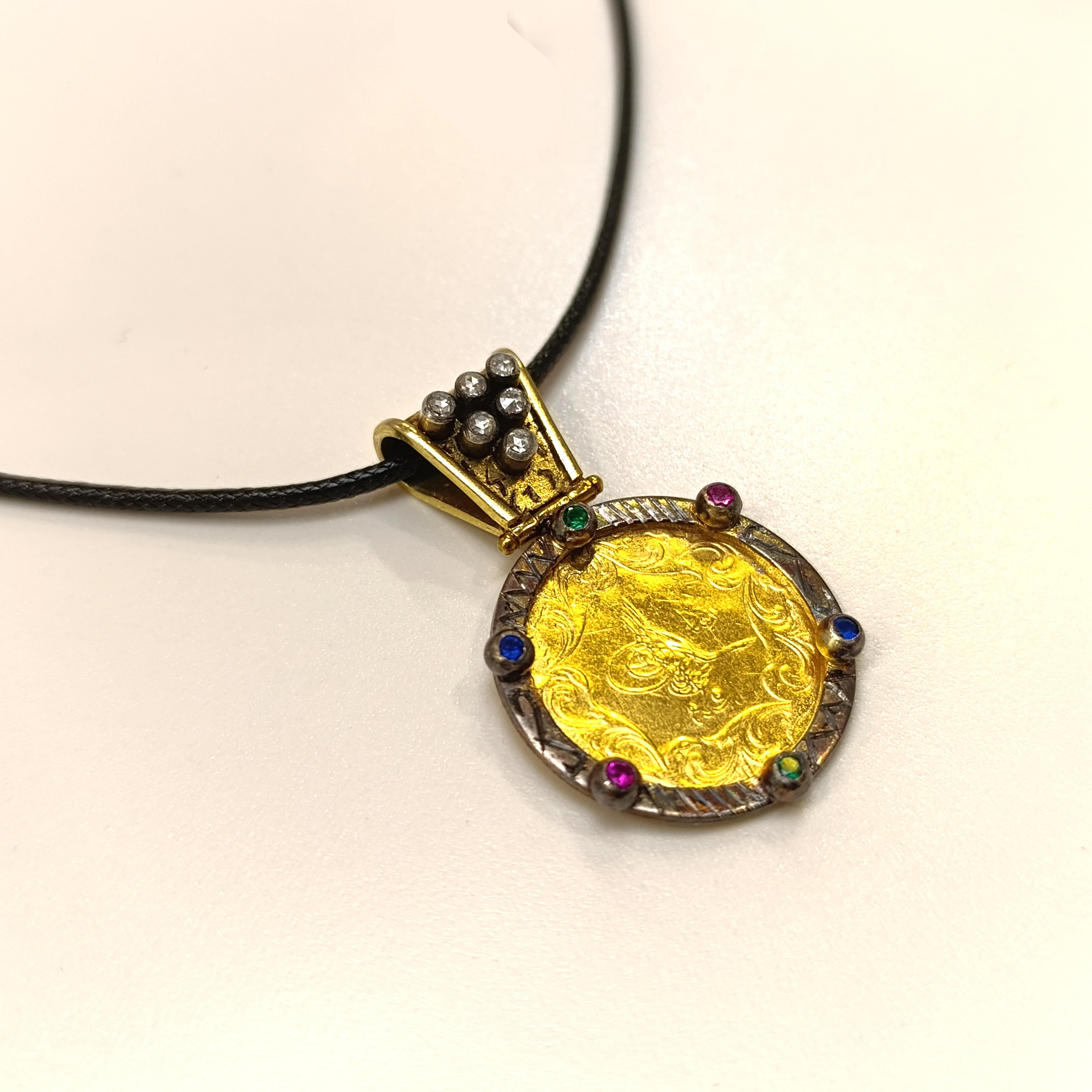 Özel Elmas Taşlı 21 Ayar Reşat Çİfte Sandıklı Gümüş ve !4 Ayar Parçalı HD VİDEOLU