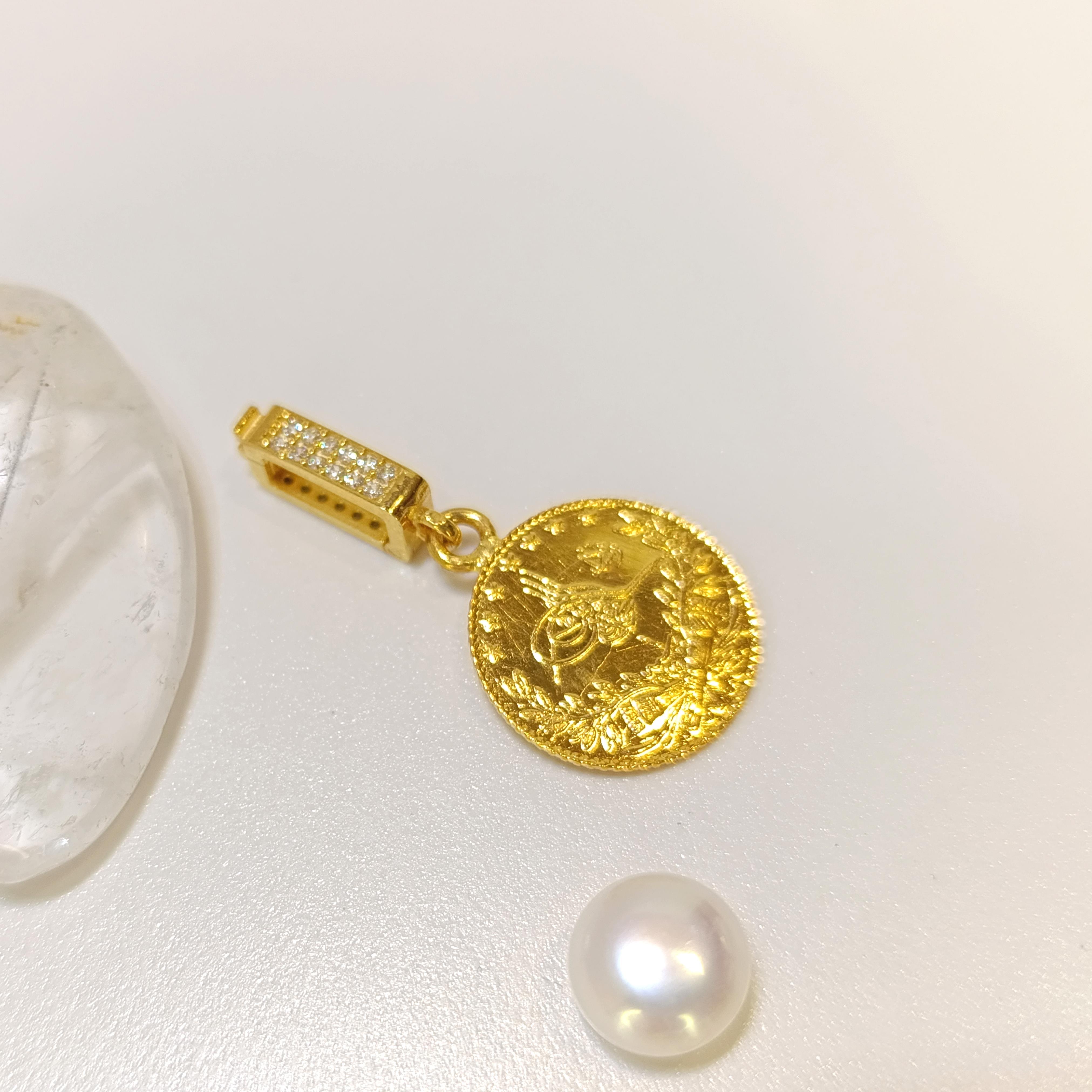 Reşat Çeyrek Altınlı Charm Açılır Kilitli Kolye HD VİDEOLU