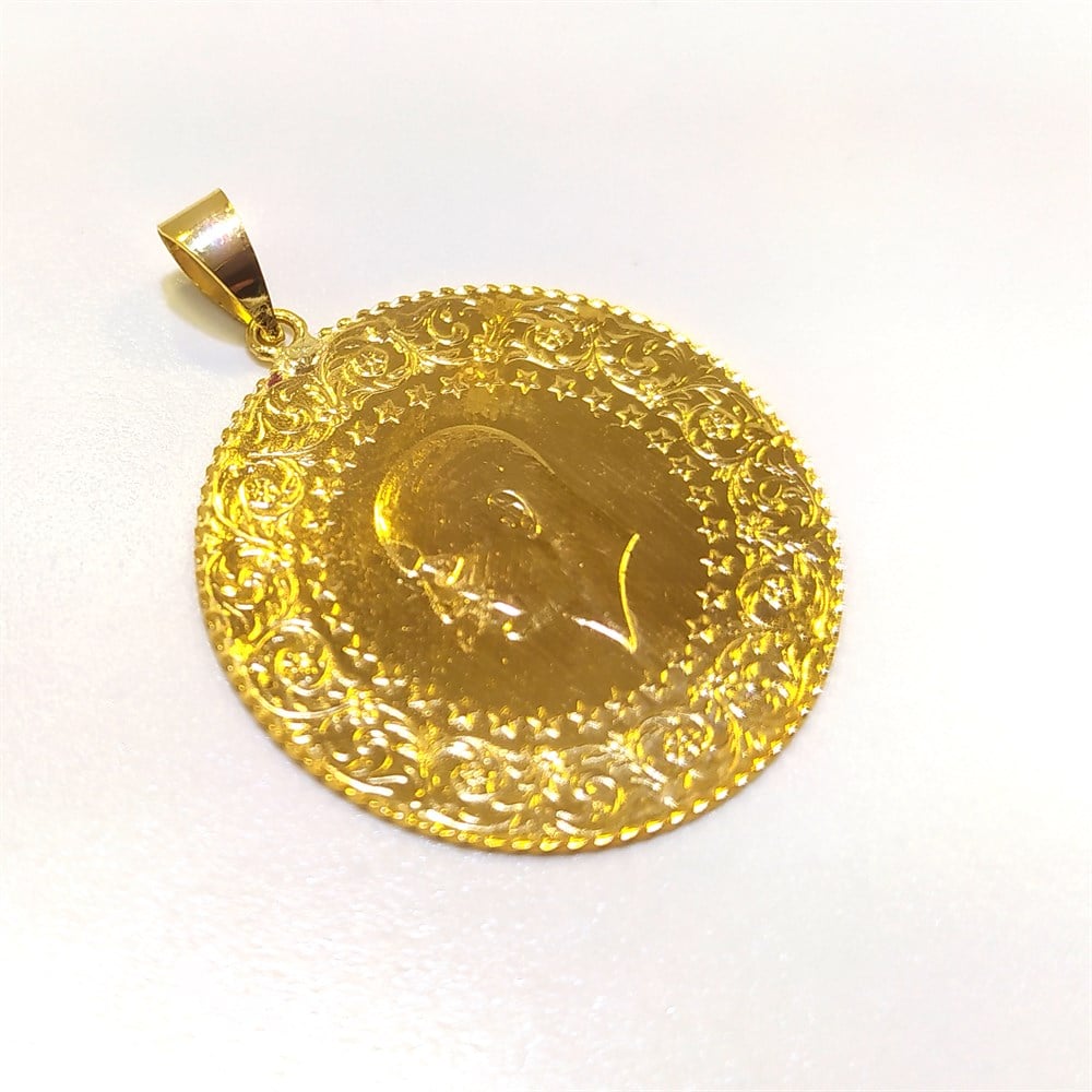 Teklik Tam Altınlı Kolye Ucu