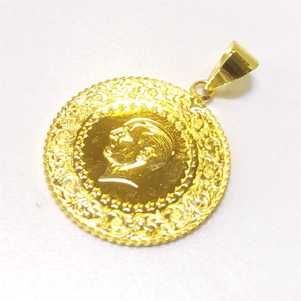 Teklik Tam Altınlı Kolye Ucu