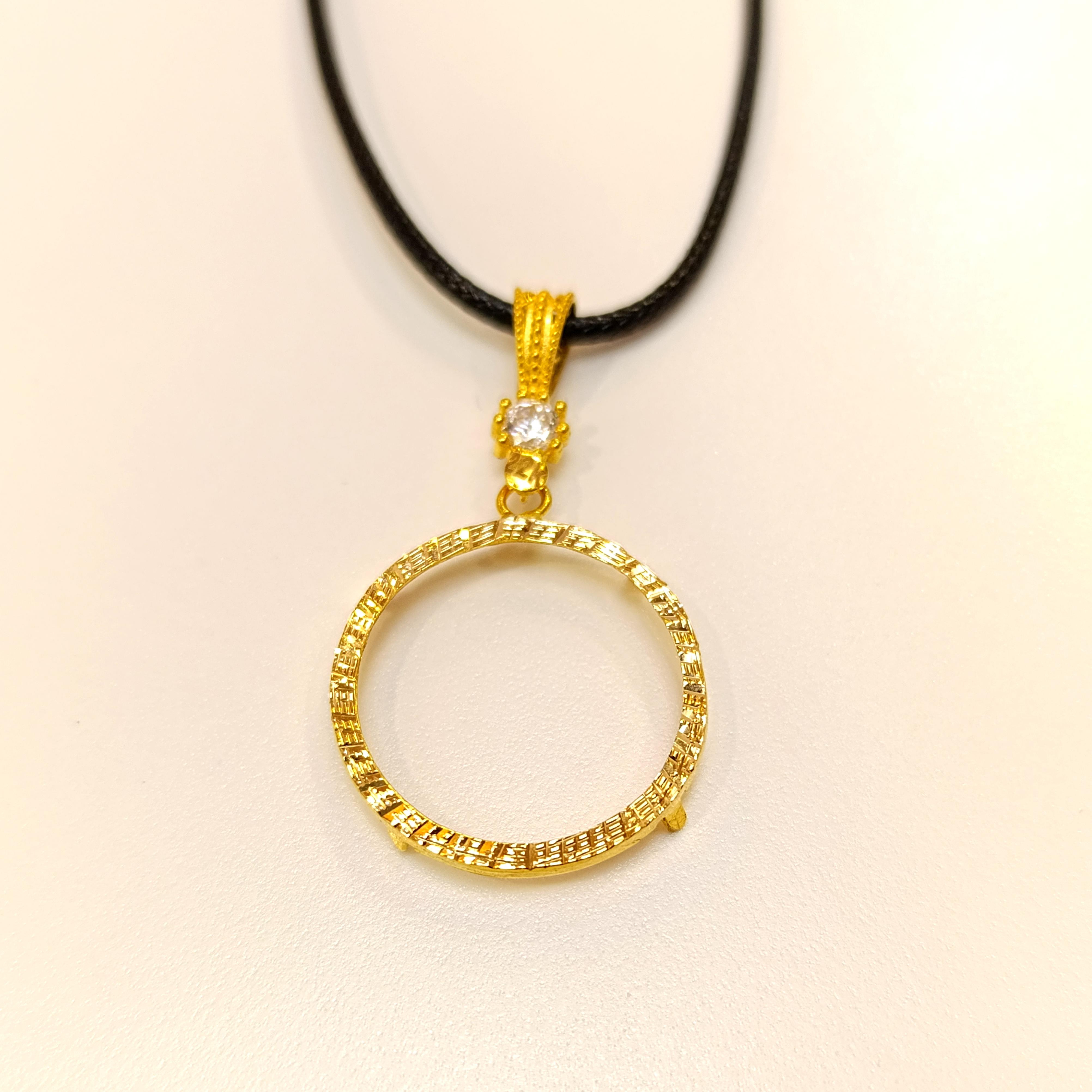 Yarım Altın, Atalira Tam ve Reşat Tam Uyumlu  Çerçeve Kolye Ucu 22 Ayar Altın HD VİDEOLU