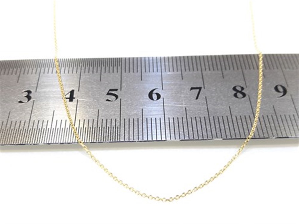 42cm Forse Zincir 14 Ayar Altın