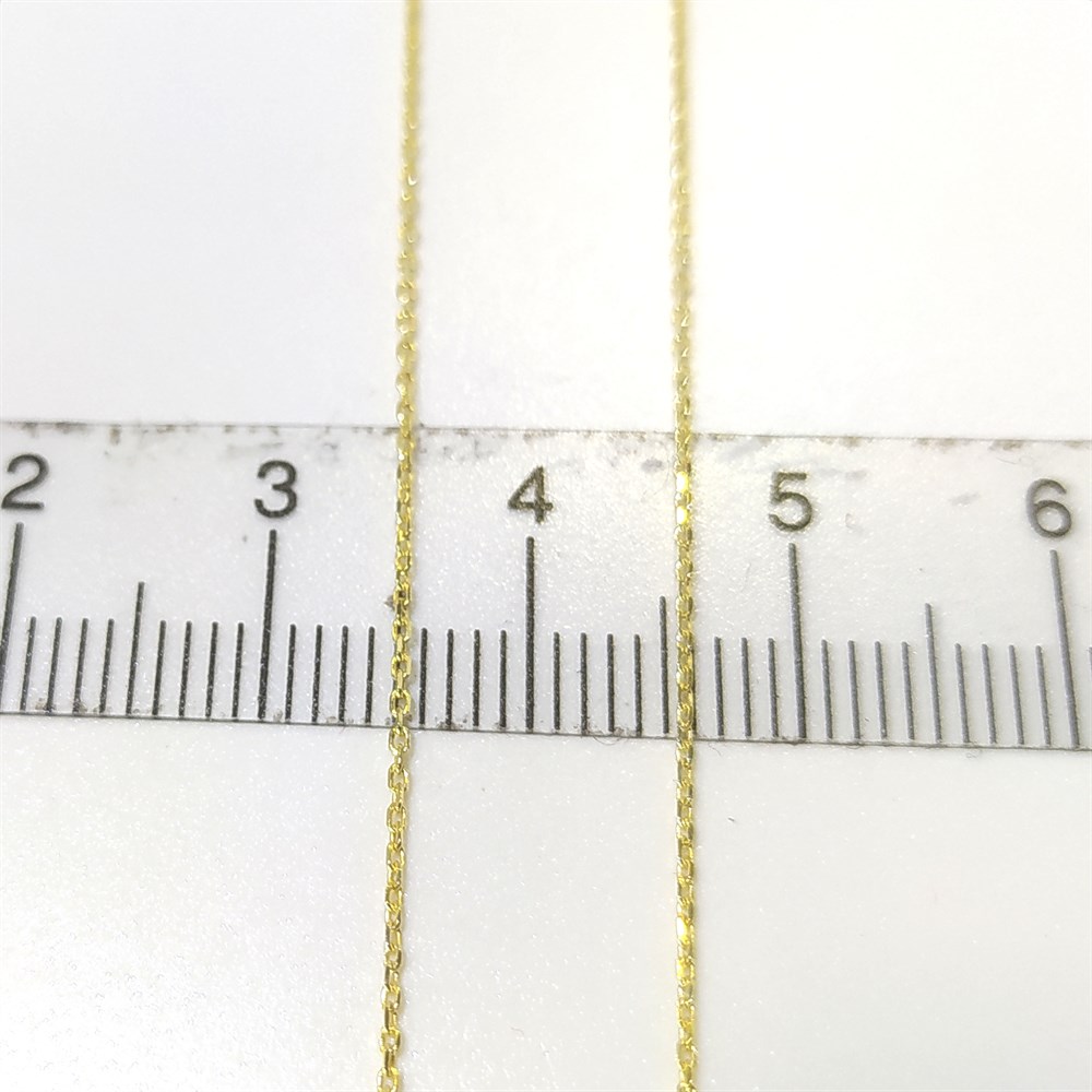 45cm Forse Zincir 14 Ayar Altın