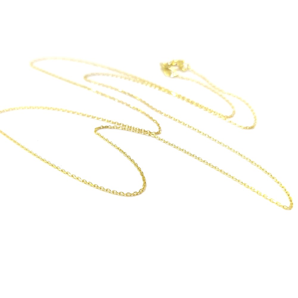 45cm Forse Zincir 14 Ayar Altın