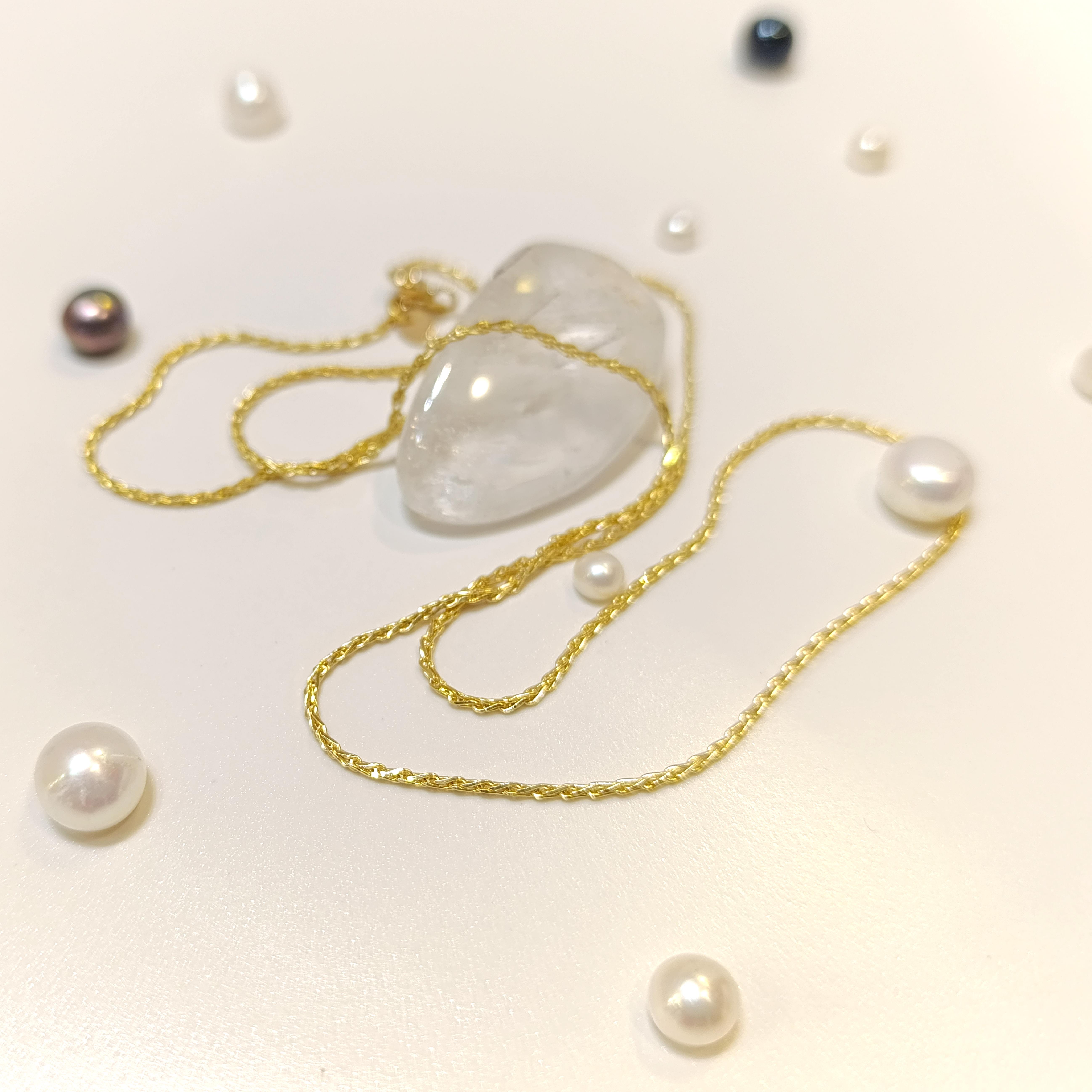 50cm 1mm İnce Örgü Zincir 14 Ayar Altın  HD VİDEOLU