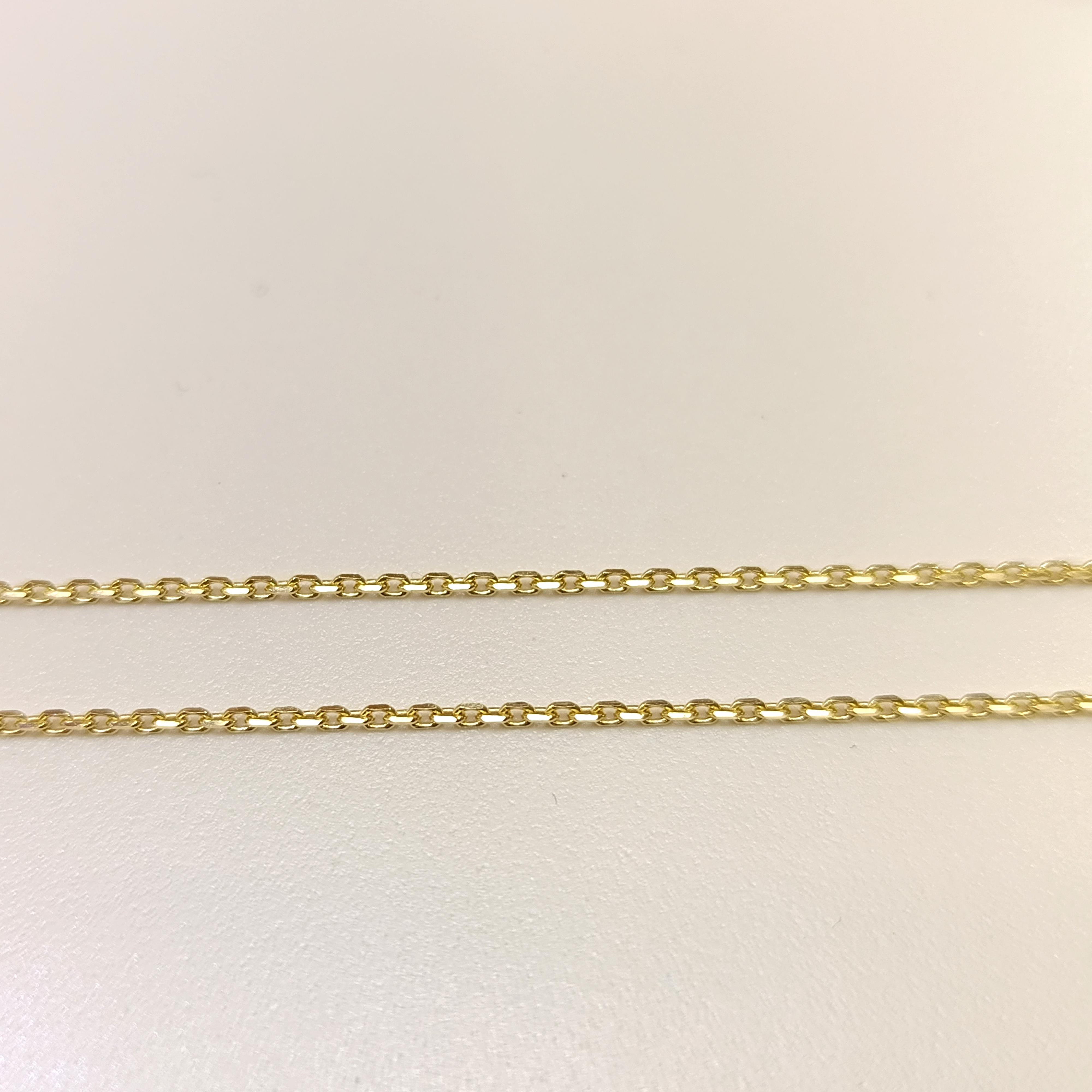 50cm Forse Zincir 14 Ayar Altın