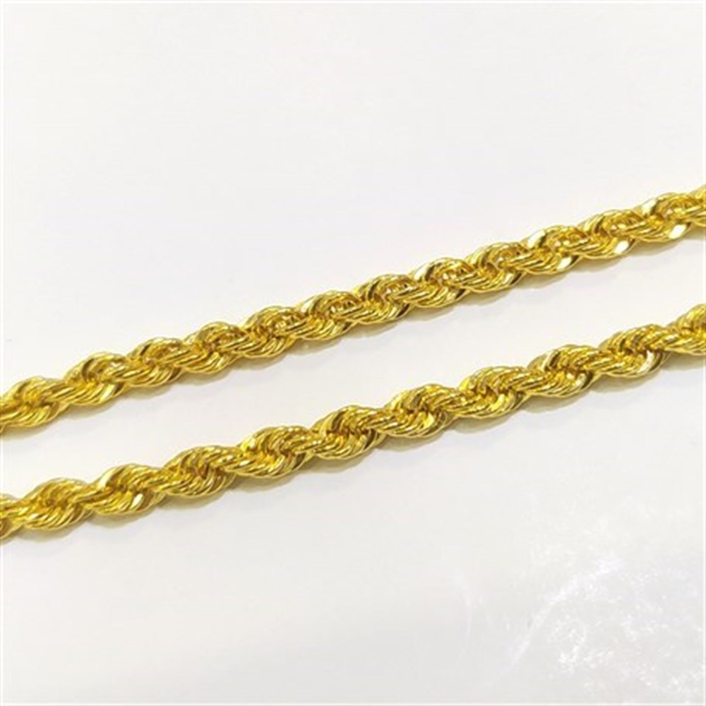 50cm Halat zincir 14 Ayar Altın