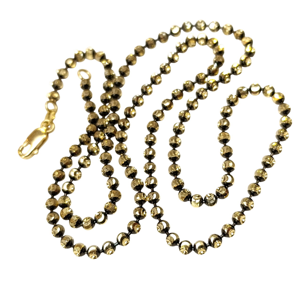 55cm Özel Dorika Toplu Zincir Kolye 14 Ayar Altın HD VİDEOLU