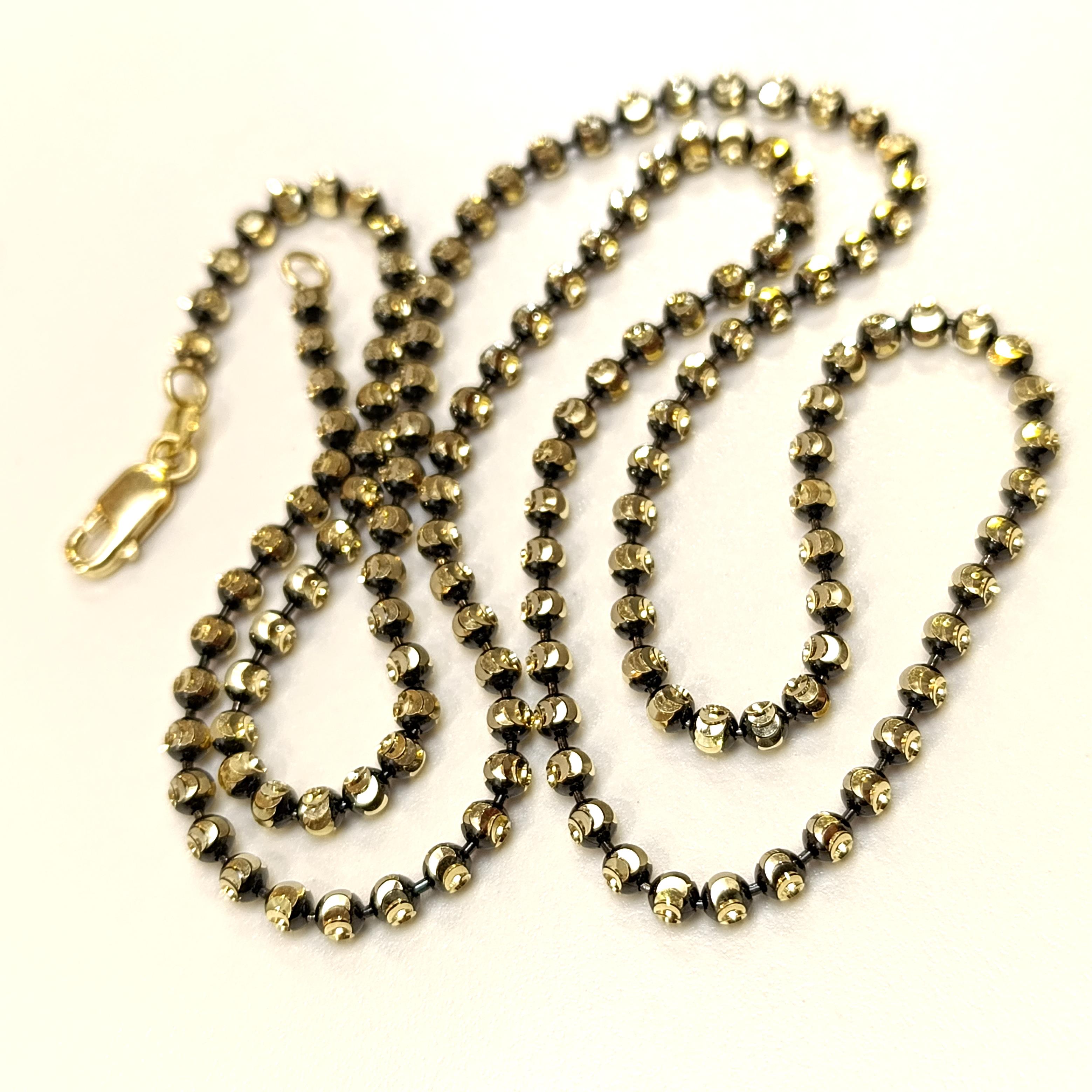 55cm Özel Dorika Toplu Zincir Kolye 14 Ayar Altın HD VİDEOLU