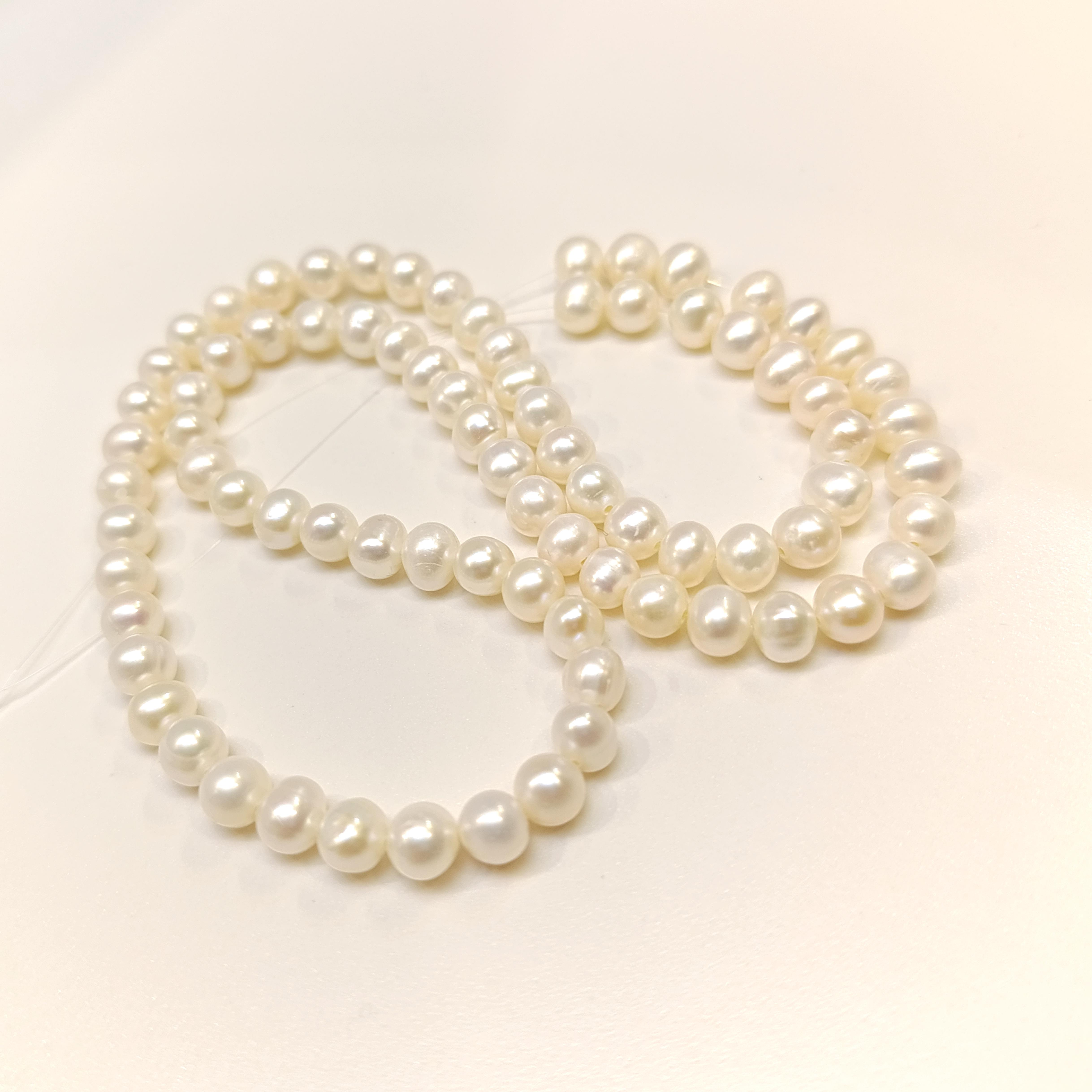 6mm Gerçek İnci 14 Ayar Altın HD VİDEOLU