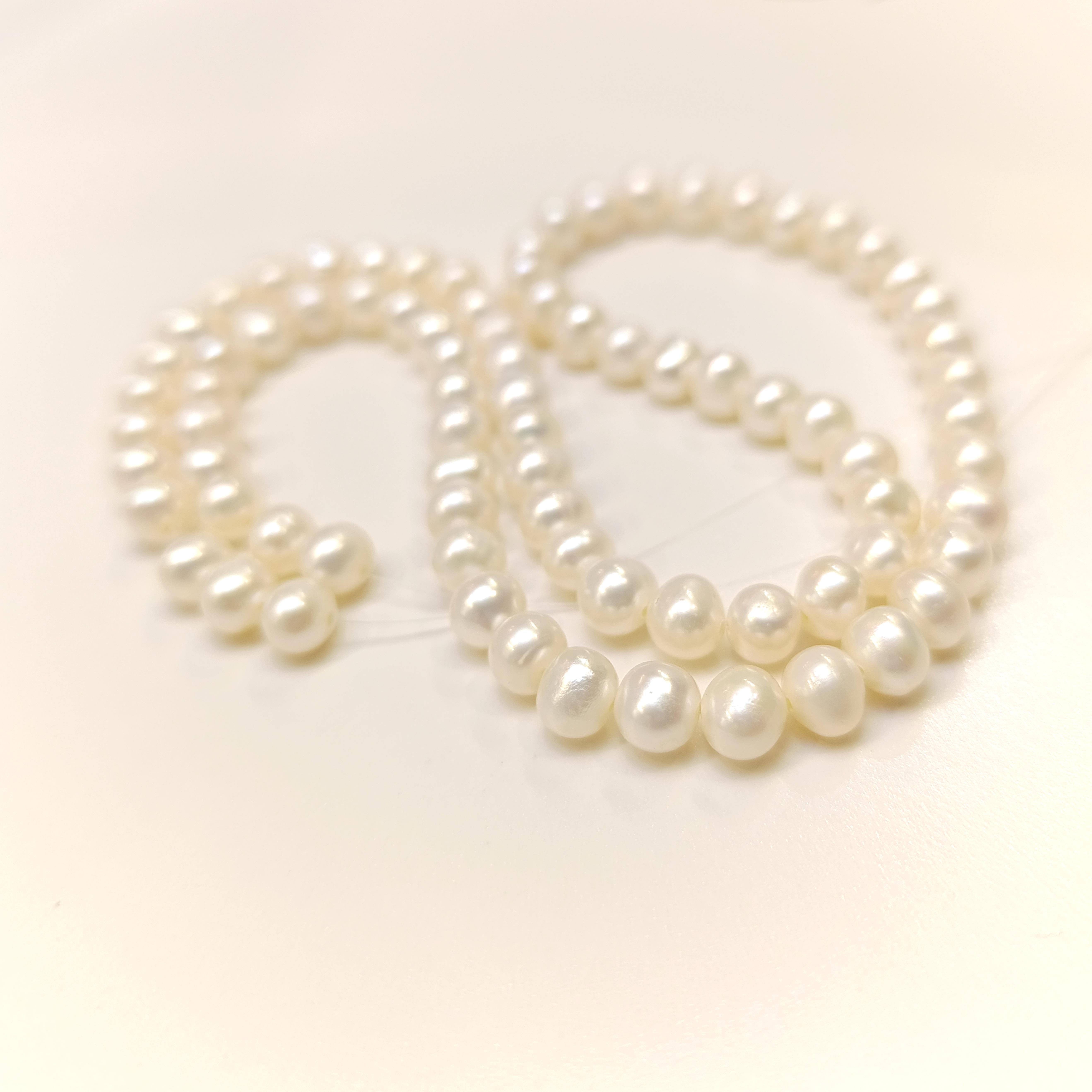 6mm Gerçek İnci 14 Ayar Altın HD VİDEOLU