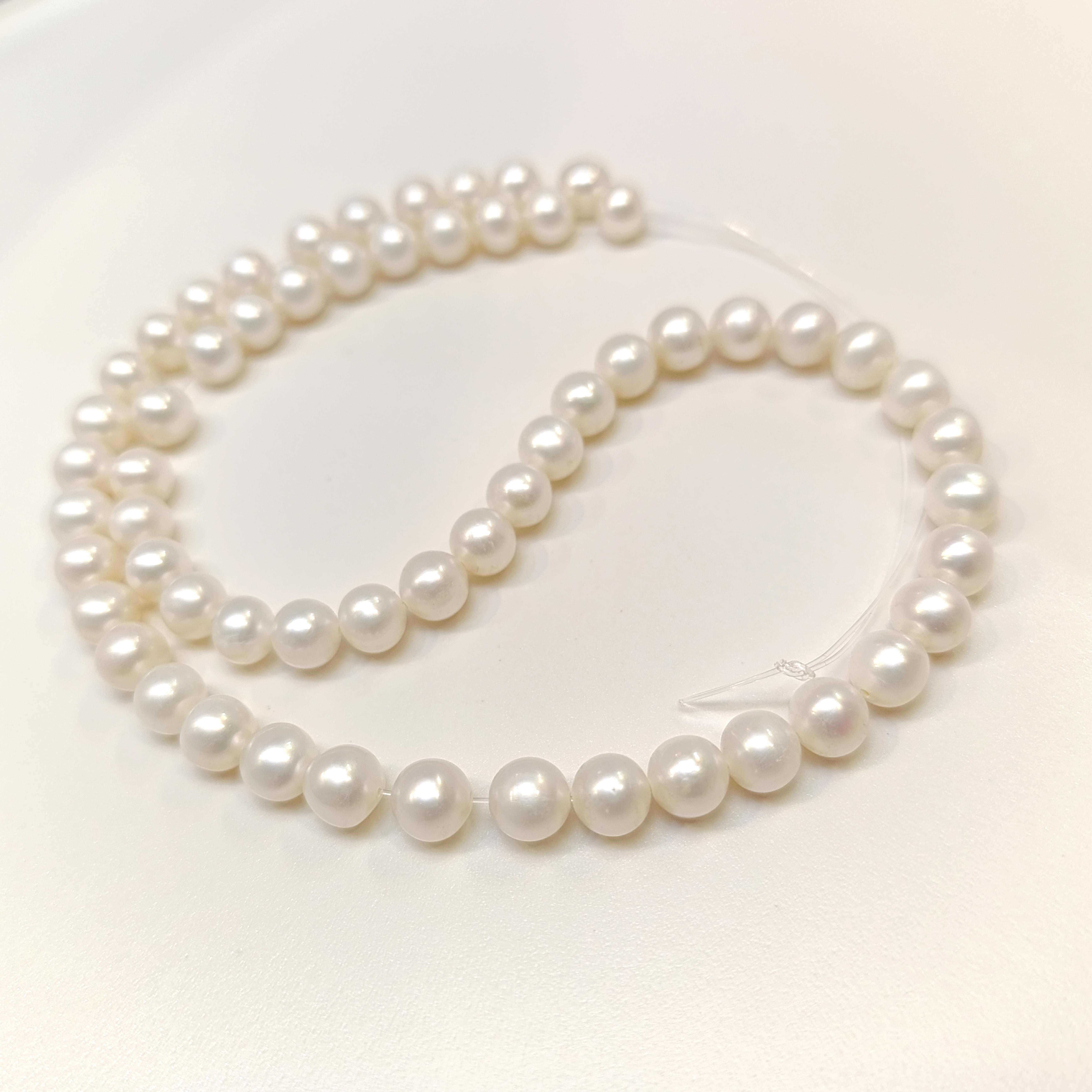 7.5mm Gerçek İnci 14 Ayar Altın HD VİDEOLU