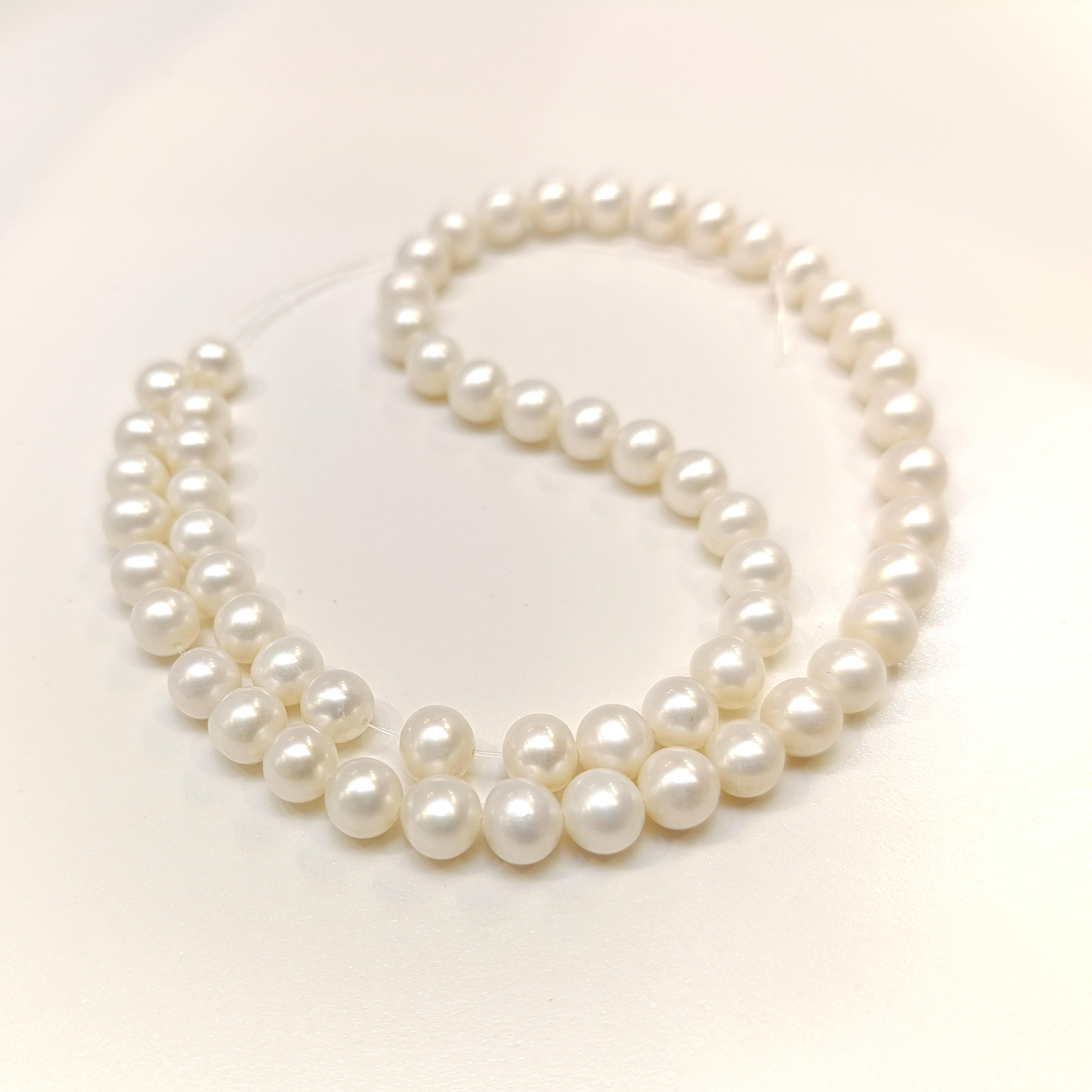 7.5mm Gerçek İnci 14 Ayar Altın HD VİDEOLU