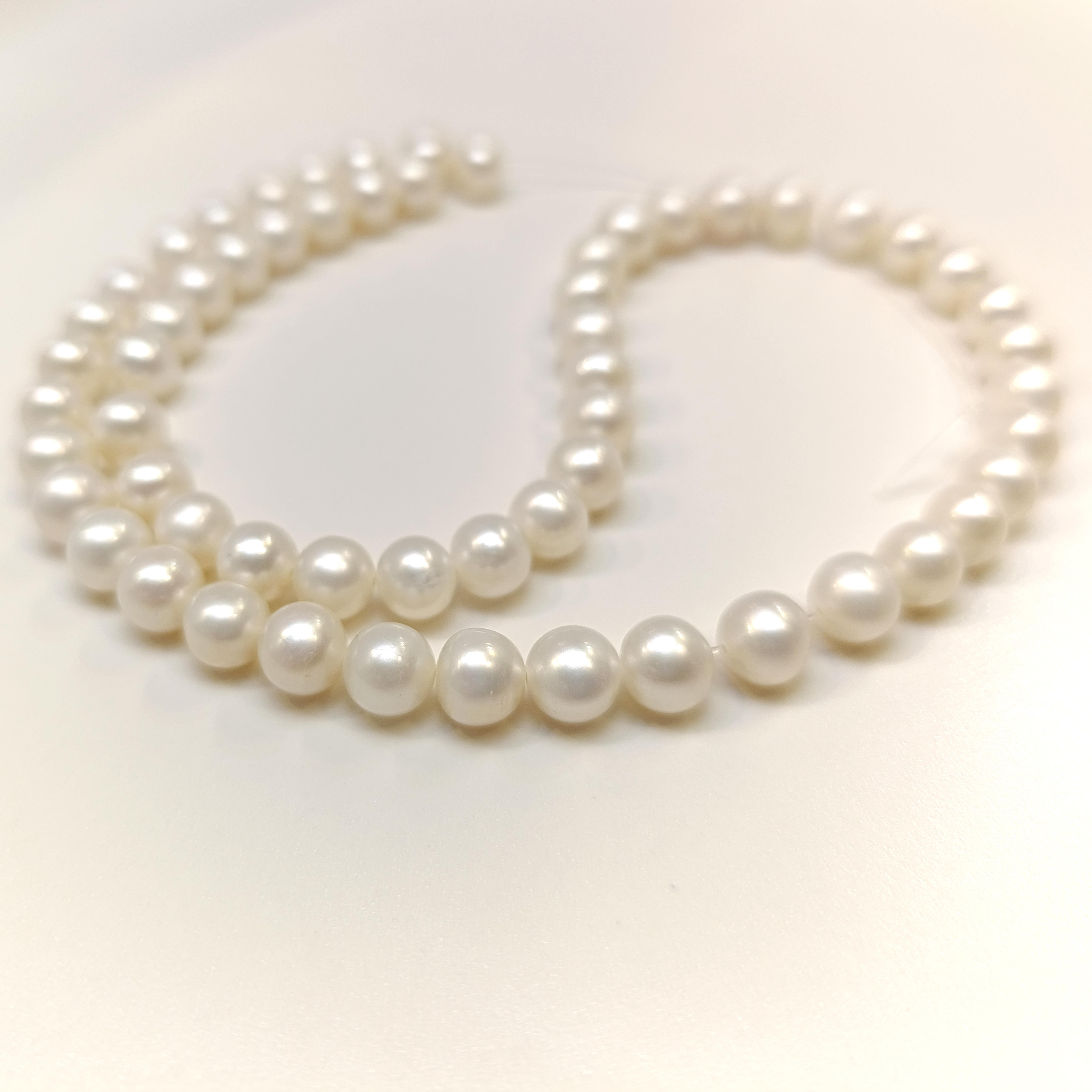 7.5mm Gerçek İnci 14 Ayar Altın HD VİDEOLU