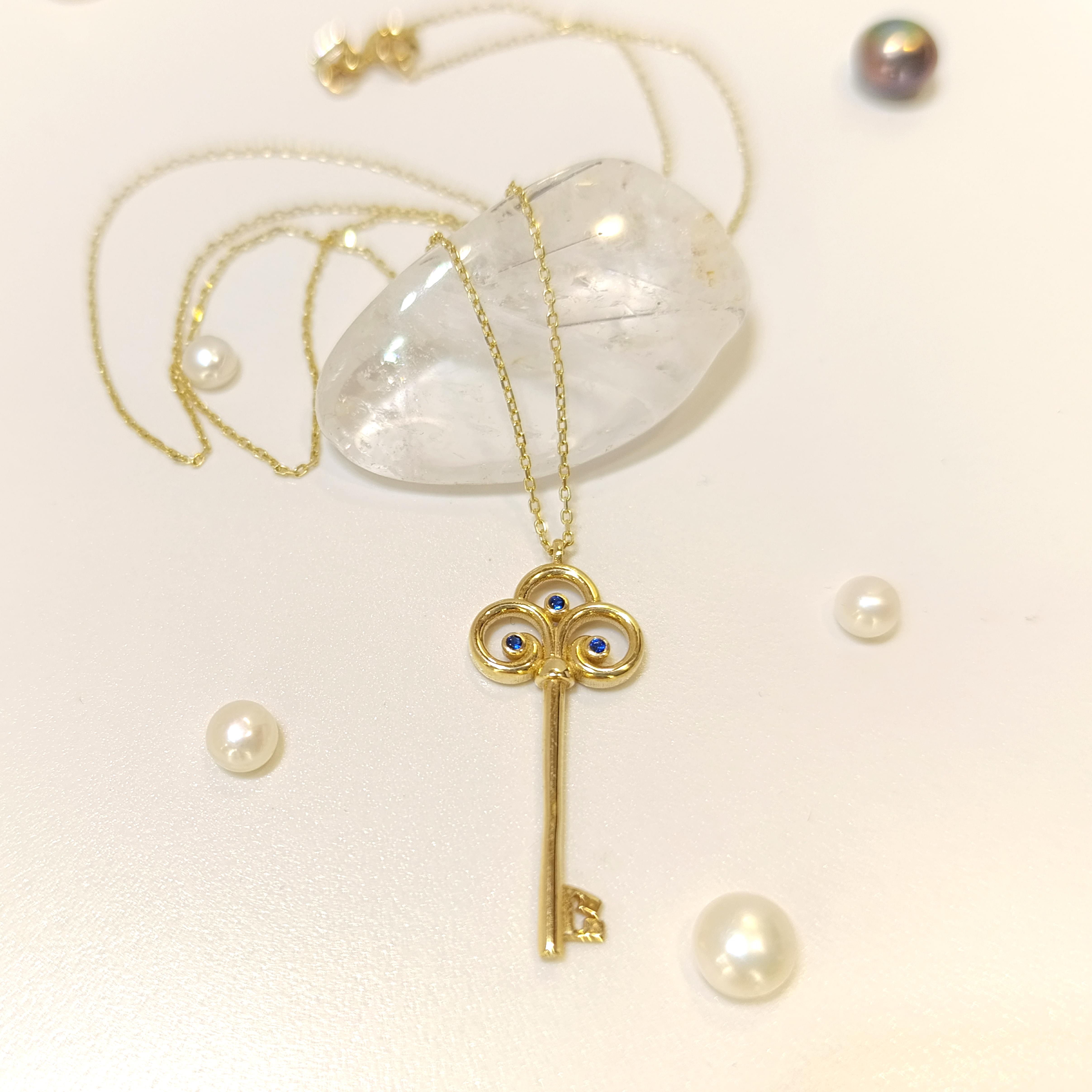 Anahtar Kolye 14 Ayar Altın HD VİDEOLU