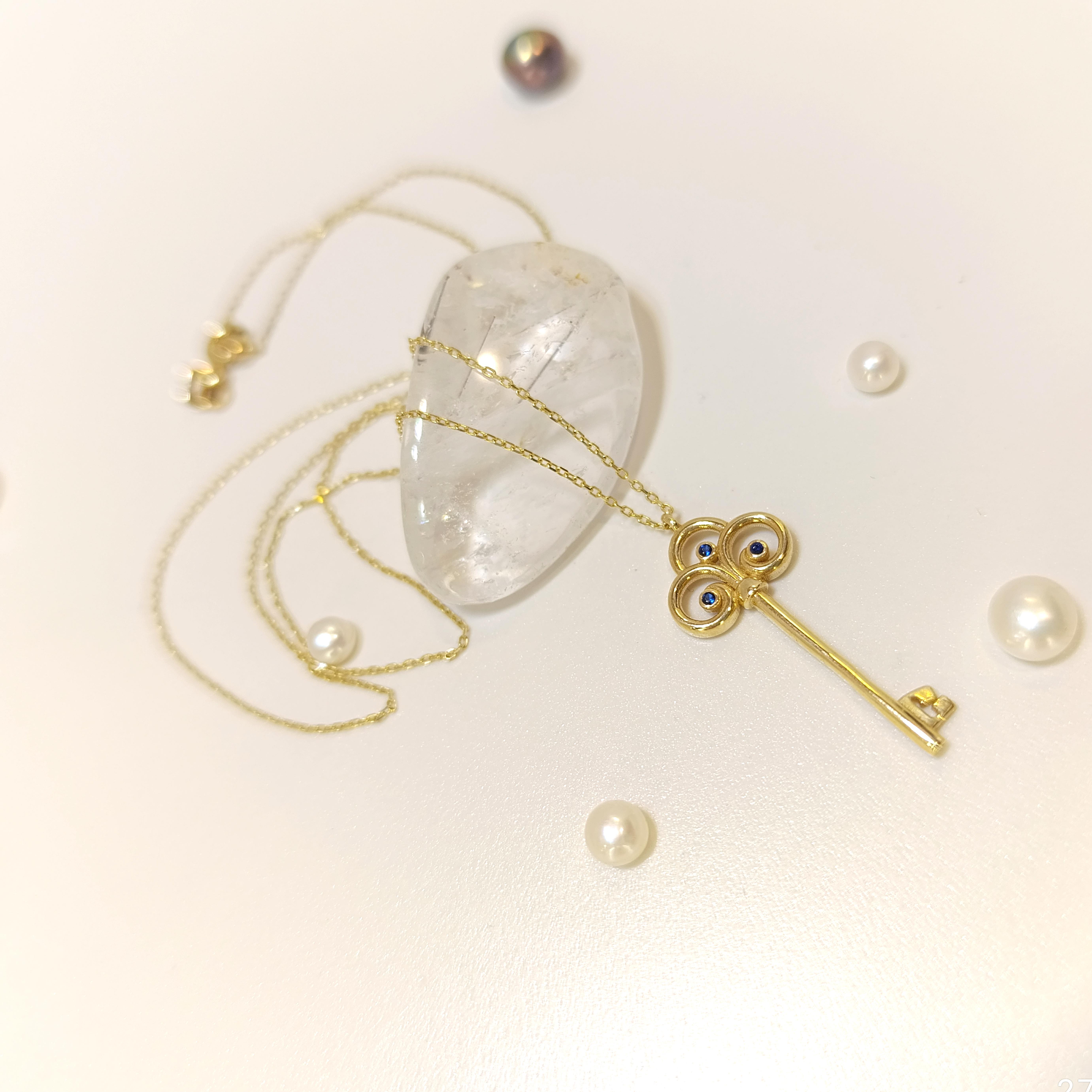 Anahtar Kolye 14 Ayar Altın HD VİDEOLU