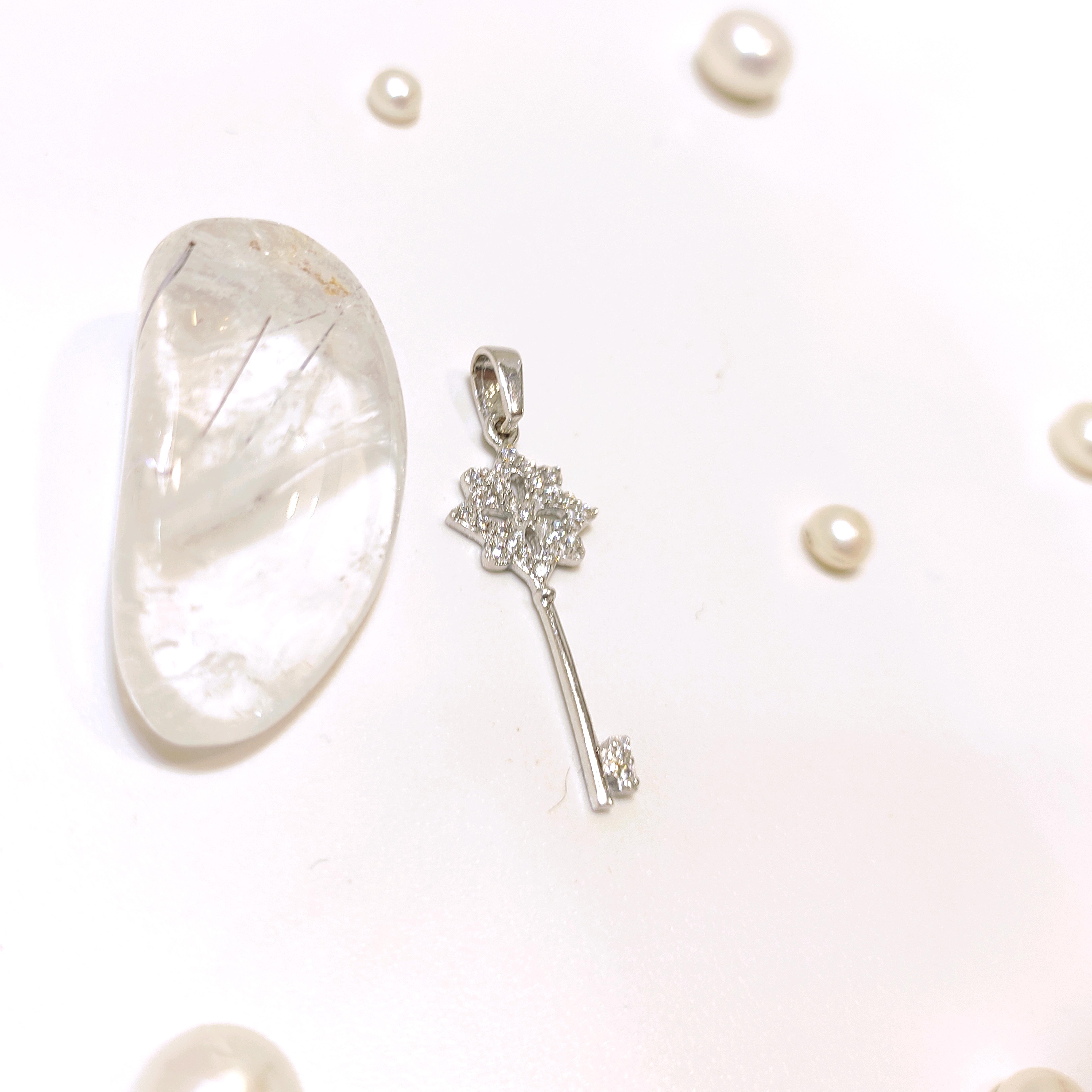 Anahtar Kolye Ucu 14 Ayar Altın  HD VİDEOLU