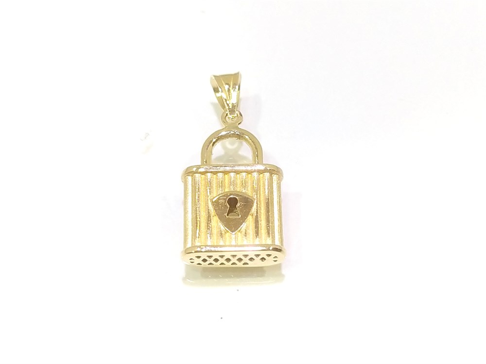 Asma Kilit Kolye Ucu 14 Ayar Altın