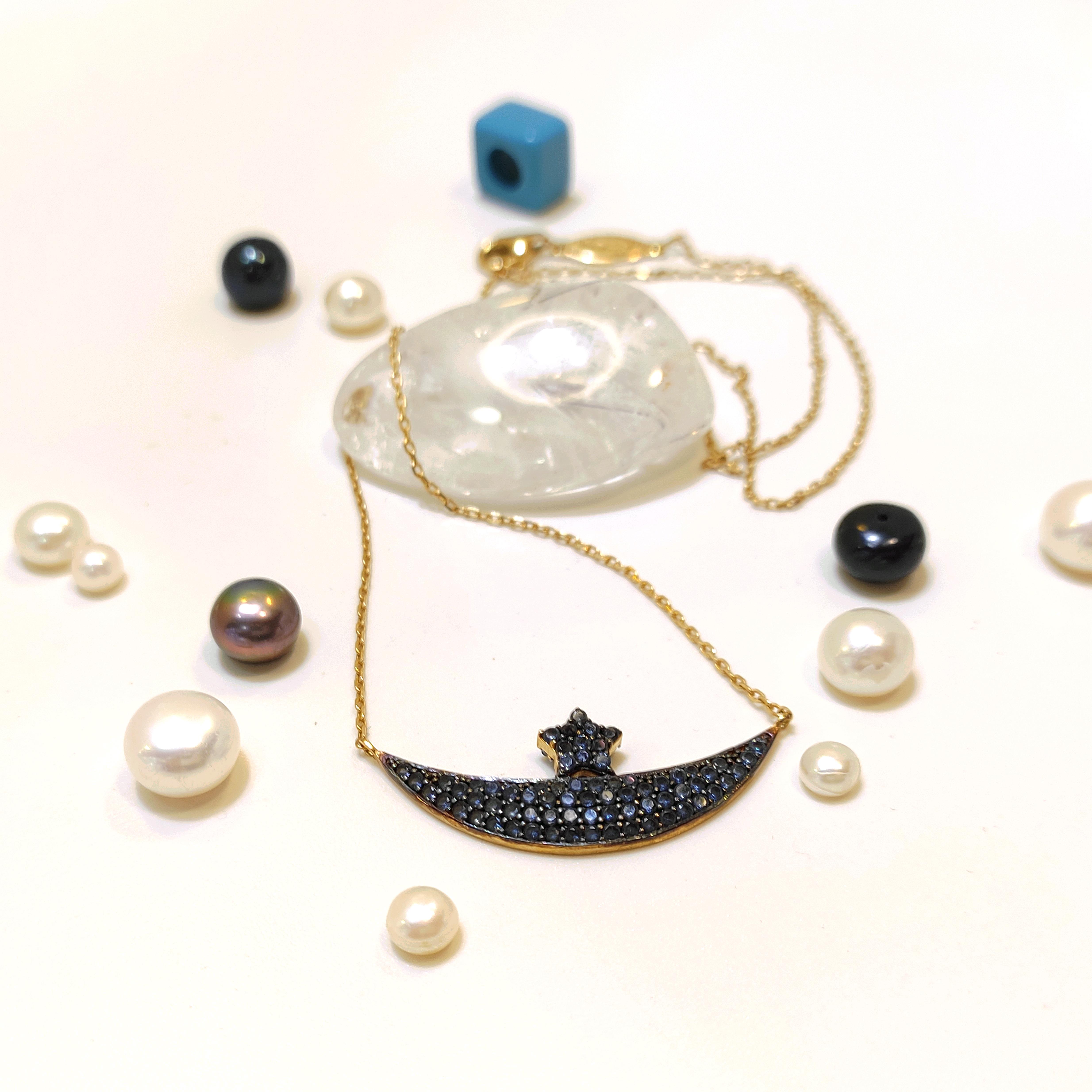 Ay Yıldız Kolye 14 Ayar Altın  HD VİDEOLU