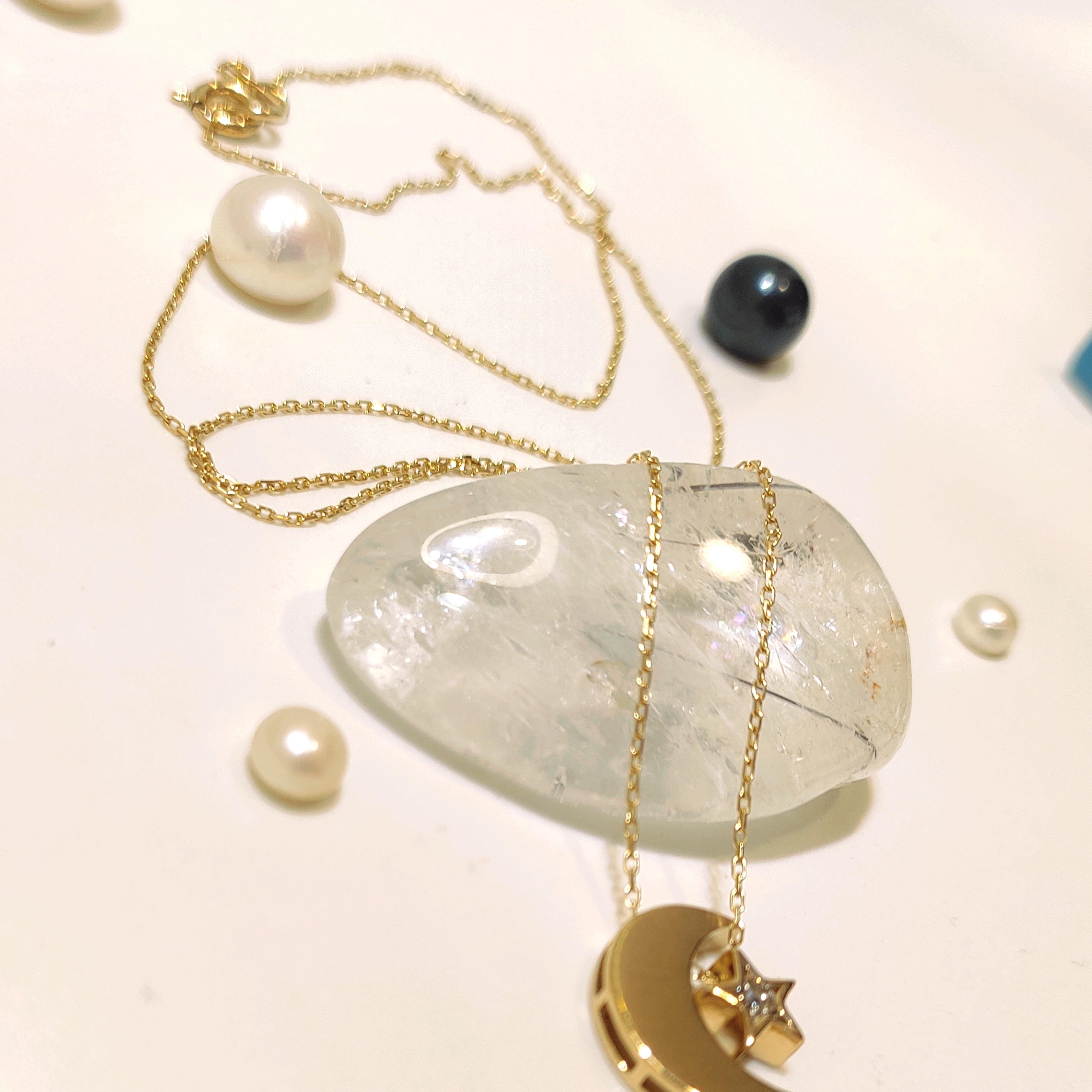 Ayyıldız  Kolye 14 Ayar Altın  HD VİDEOLU