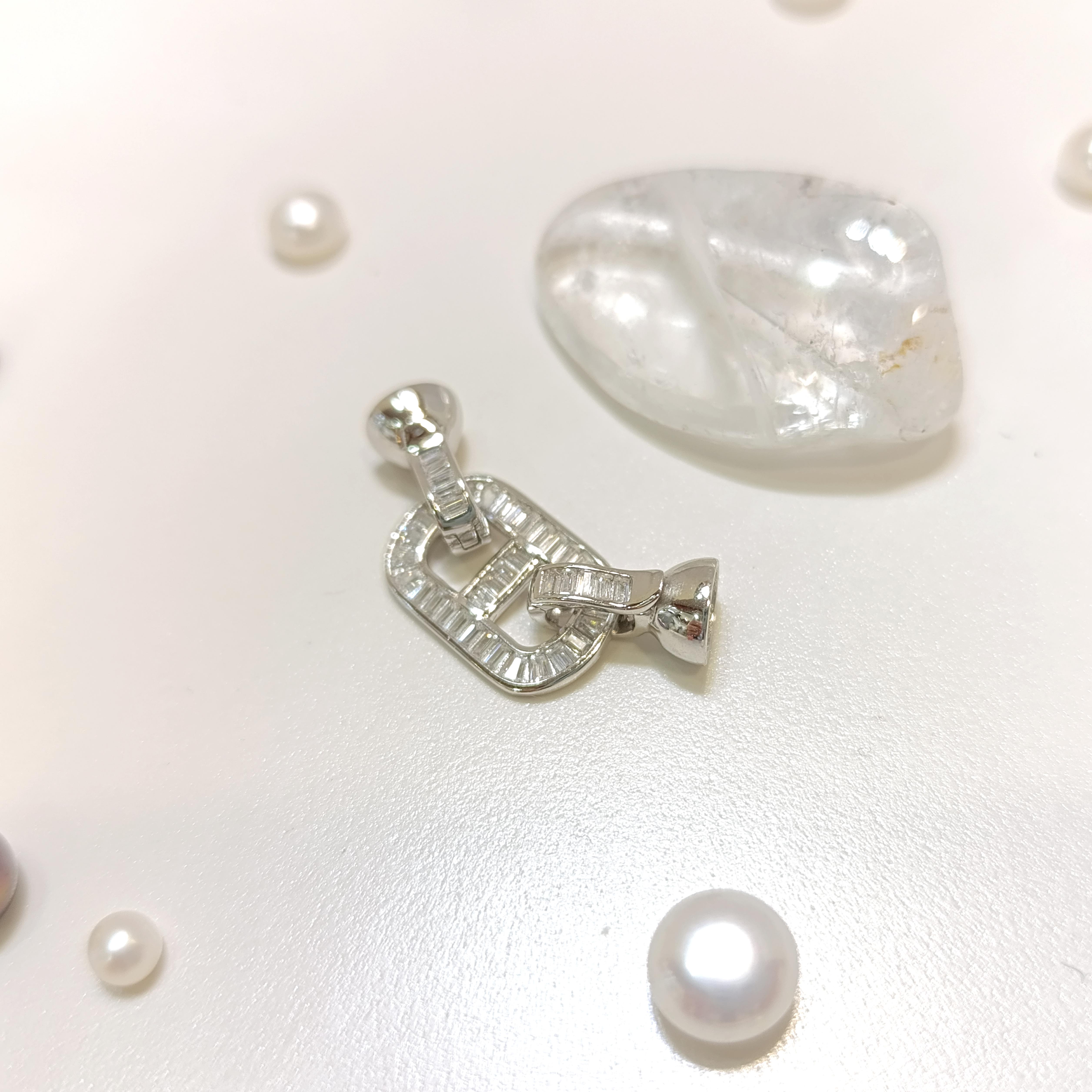 Baget Taşı İnci ve Taş Dizmek için Kilit 925 Ayar Gümüş HD VİDEOLU