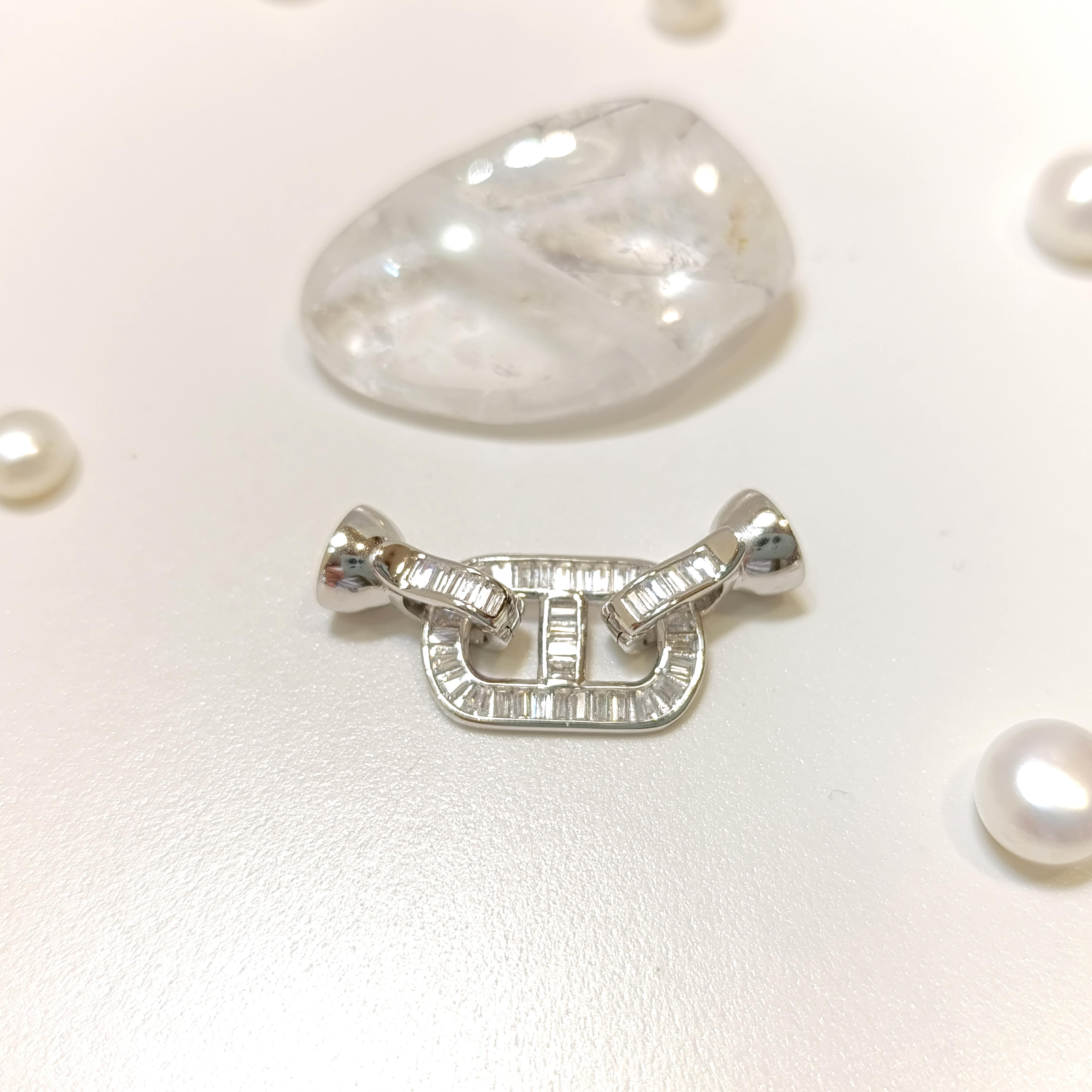 Baget Taşı İnci ve Taş Dizmek için Kilit 925 Ayar Gümüş HD VİDEOLU