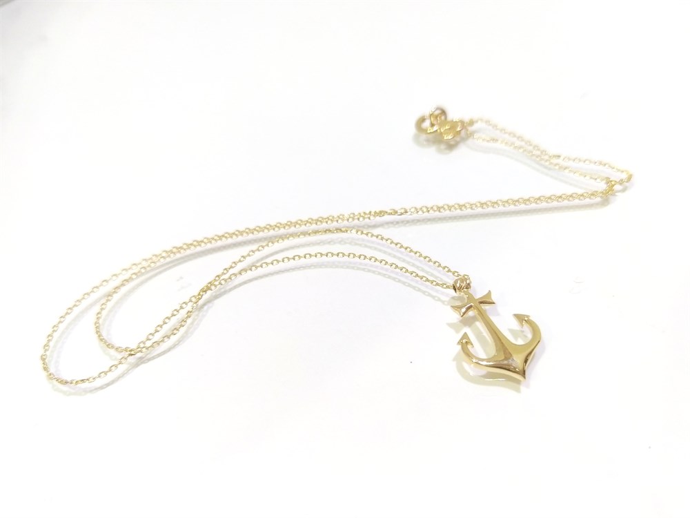 Çapa Kolye 14 AyAr Altın