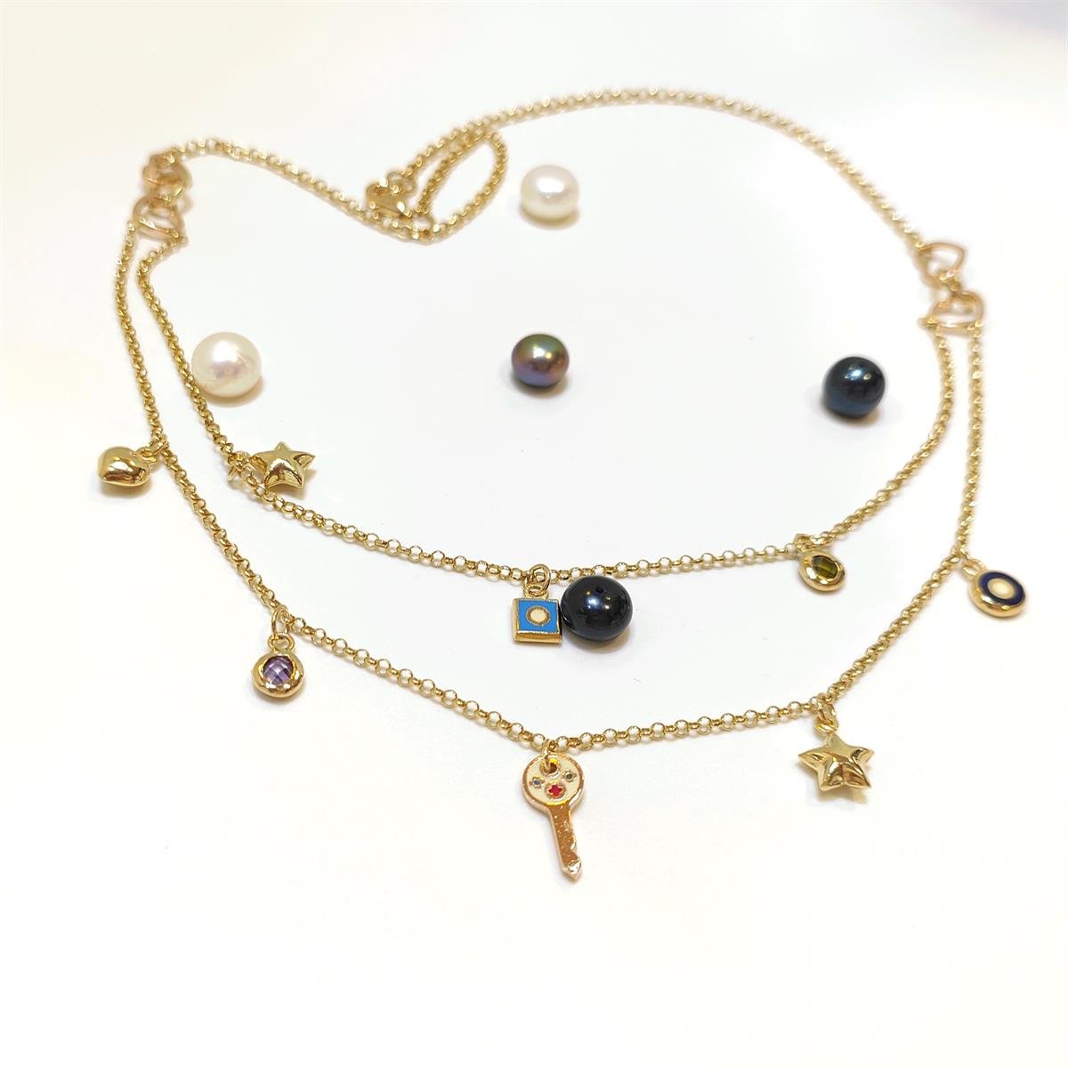 Charm Şans Kolye 14 Ayar Altın HD VİDEOLU