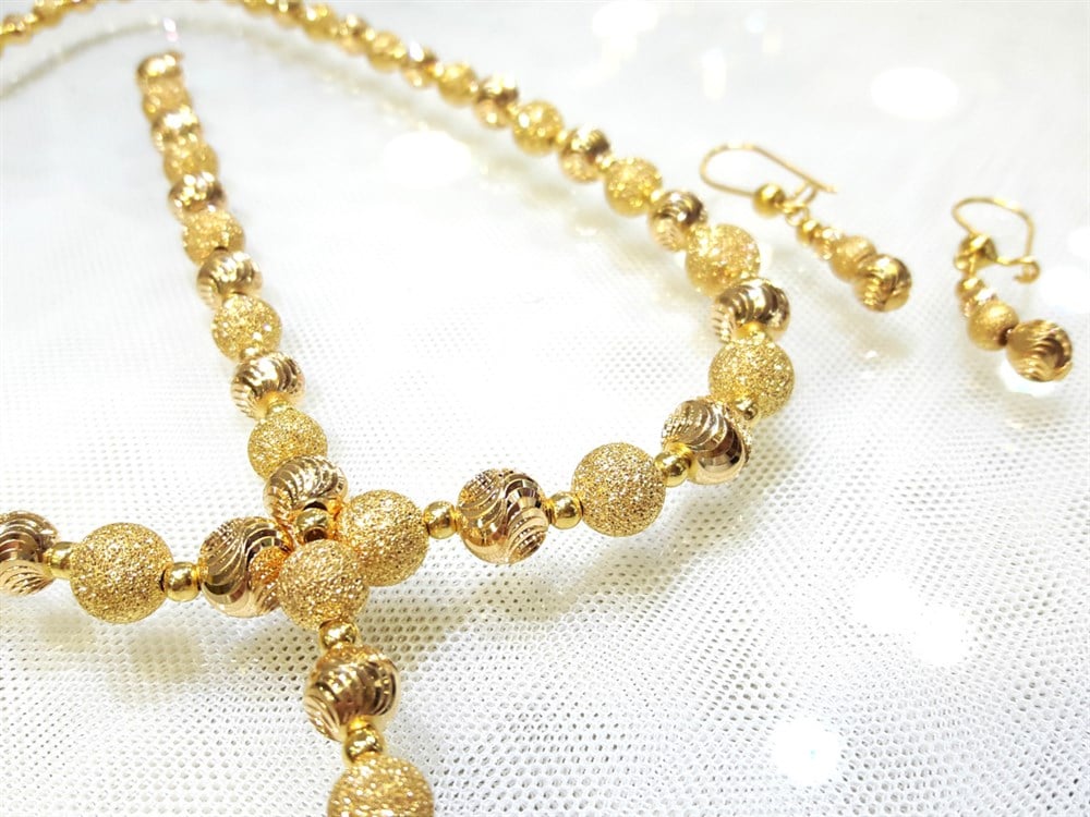 Dorika Toplu Set Takım 22 Ayar Altın Kulp