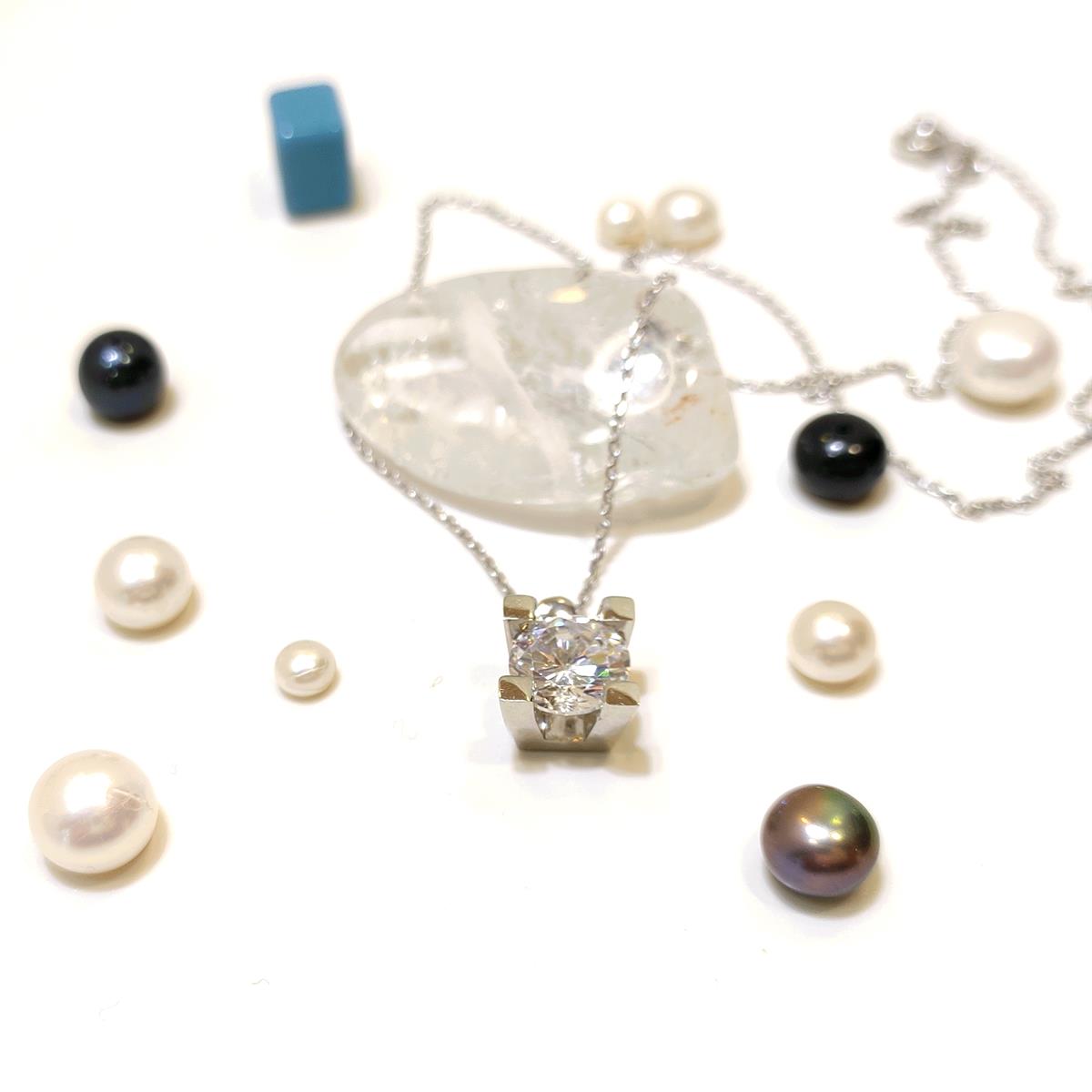 Extra Büyük Tek Taş Kolye 14 Ayar Altın  HD VİDEOLU