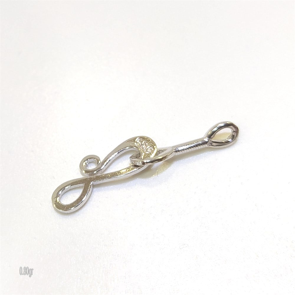 İnci Kilit Klipsi 14 Ayar Altın 