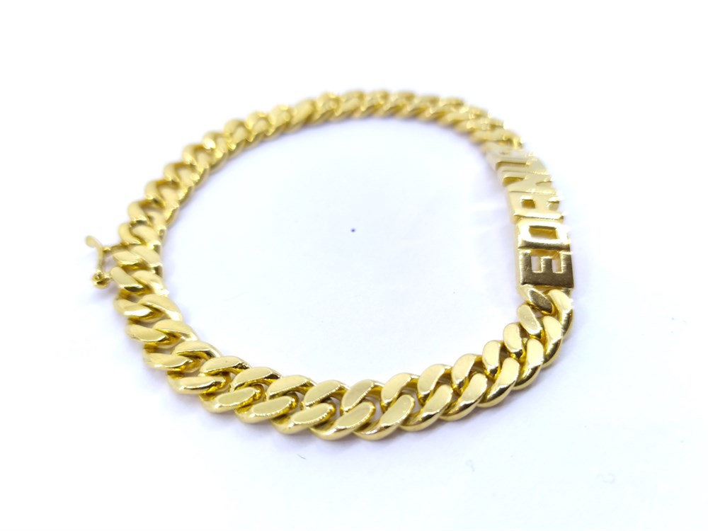 İsim Zincir Künye 14 Ayar Altın