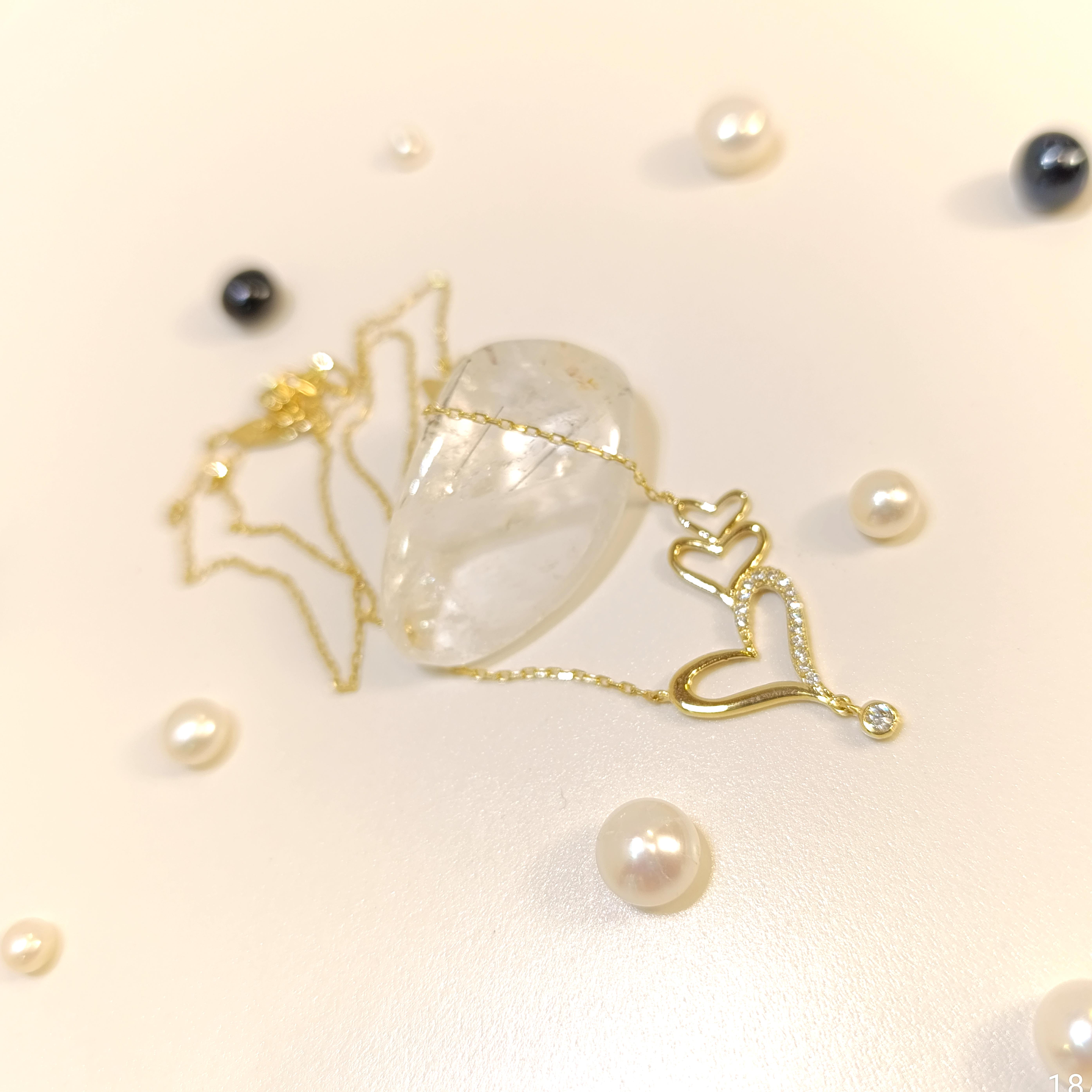 Kalp Kolye 14 Ayar  Altın HD VİDEOLU