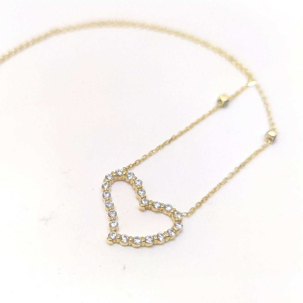 Kalpli Kolye 14 Ayar Altın 