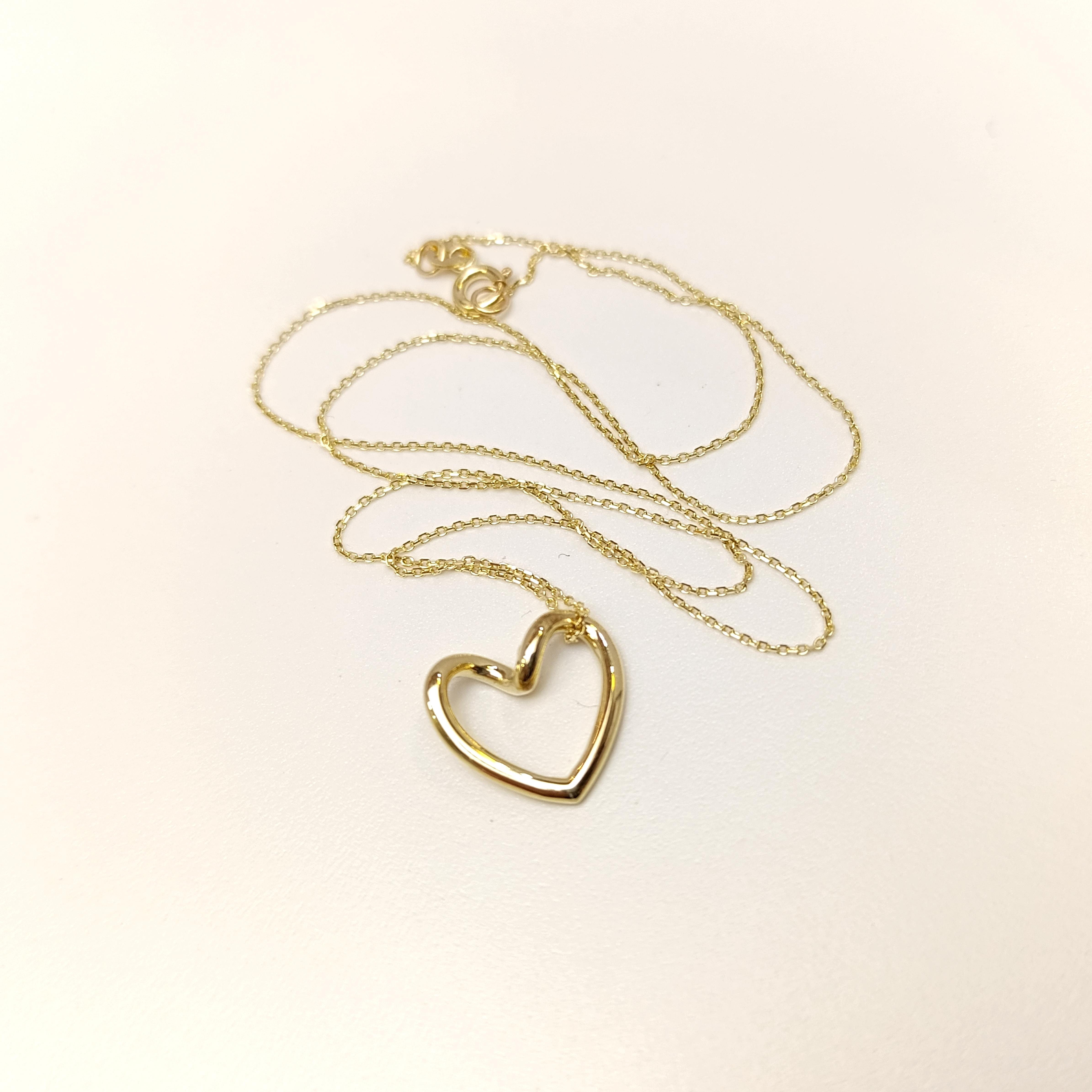 Kalpli Kolye 14 Ayar Altın  HD VİDEOLU