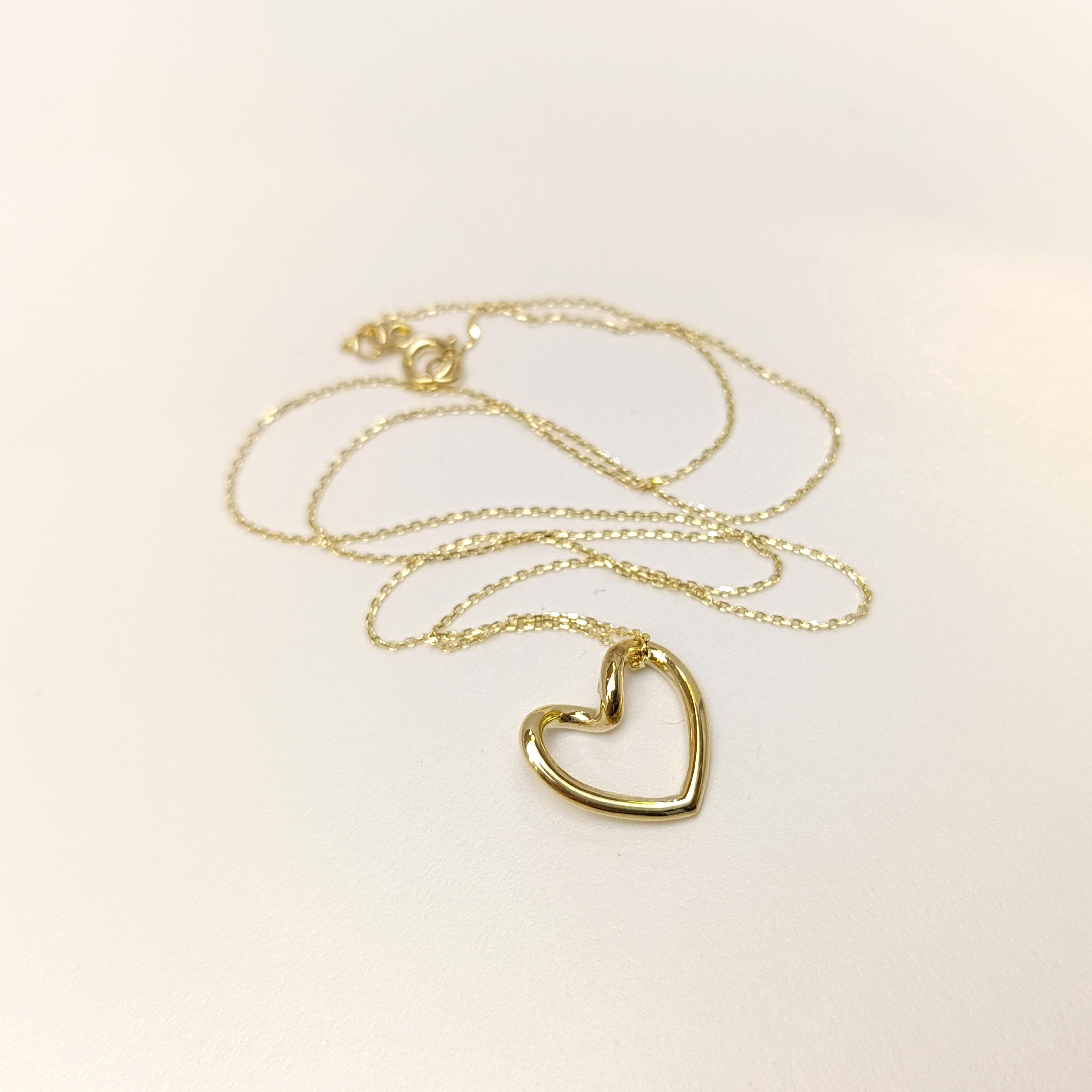 Kalpli Kolye 14 Ayar Altın  HD VİDEOLU