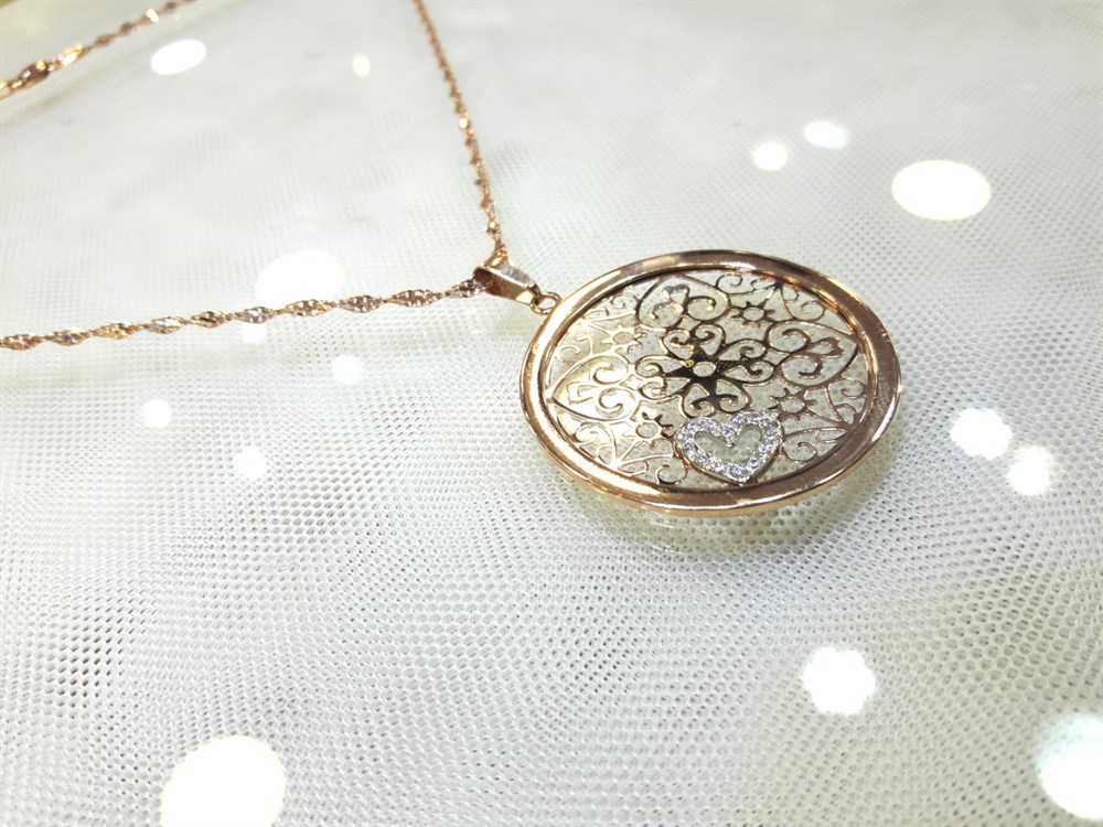 Kalpli Kolye 14 ve 22  Ayar Altın