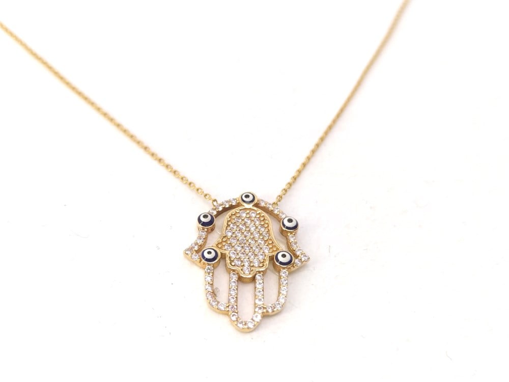 El Kolye 14 Ayar Altın